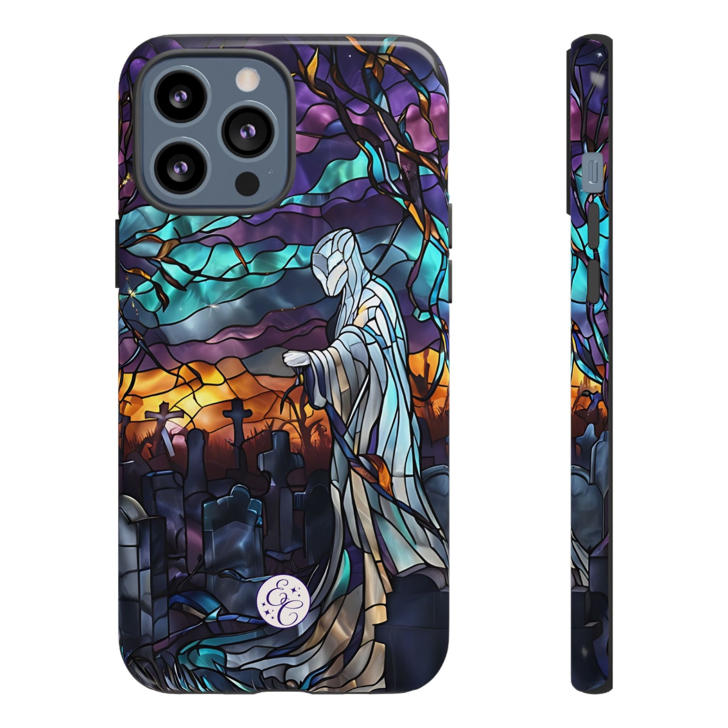 Stained Glass Ghost Tough Phone Case