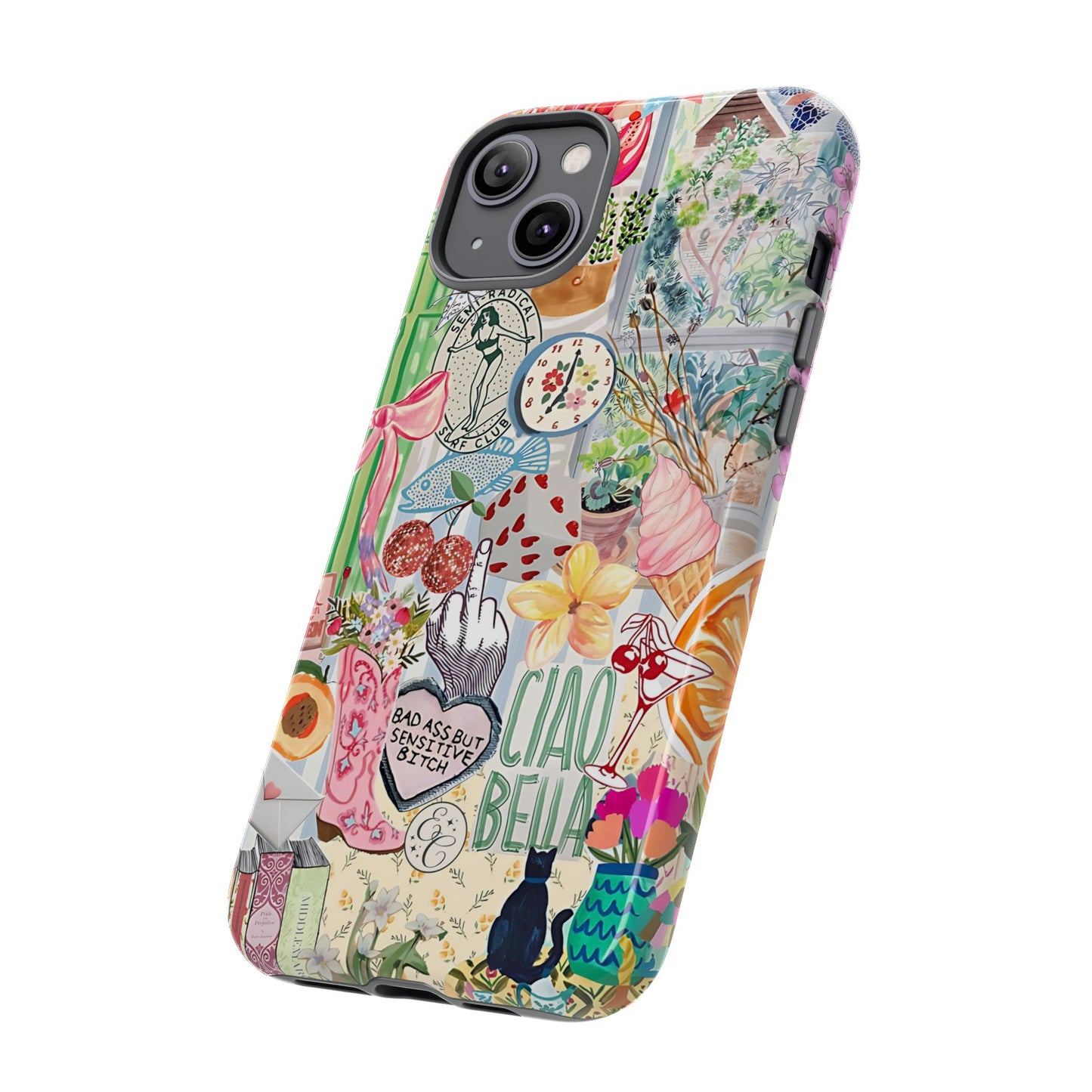 Coquette Art Collage Tough Phone Case