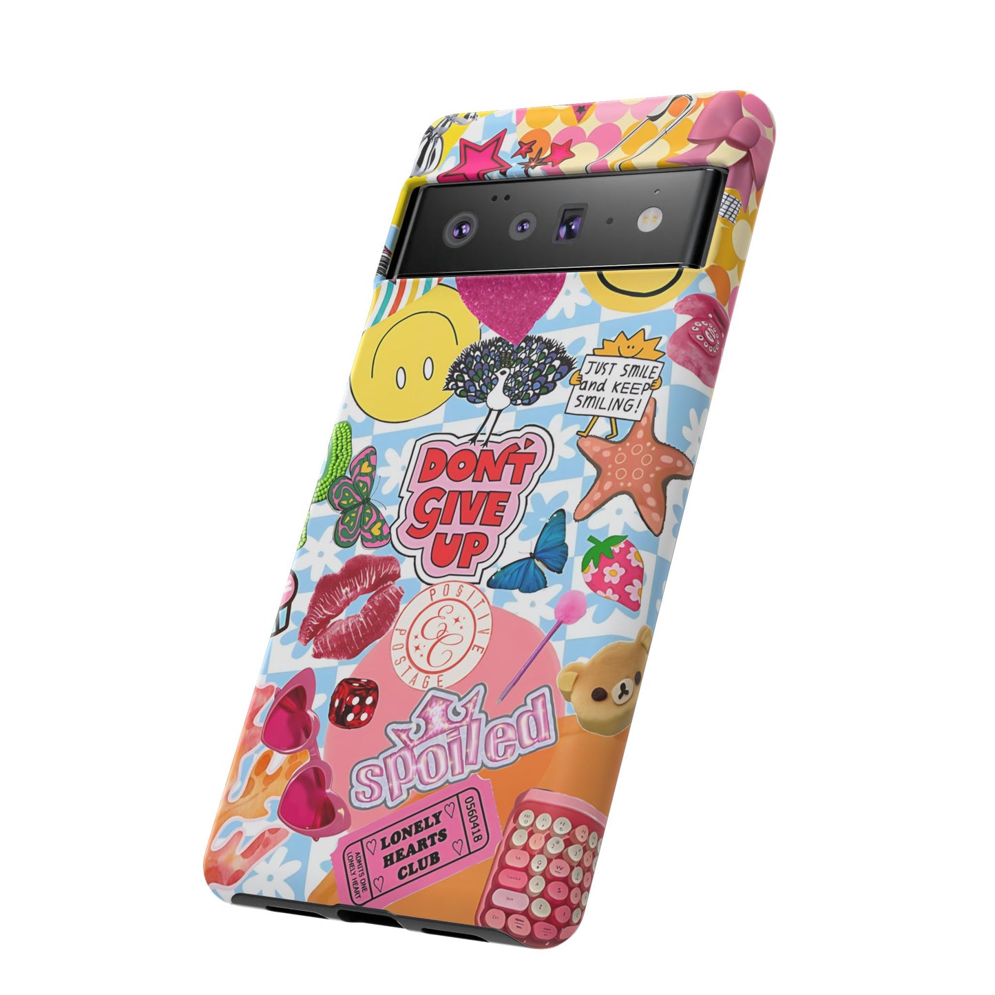 Pop Art Collage Tough Phone Case