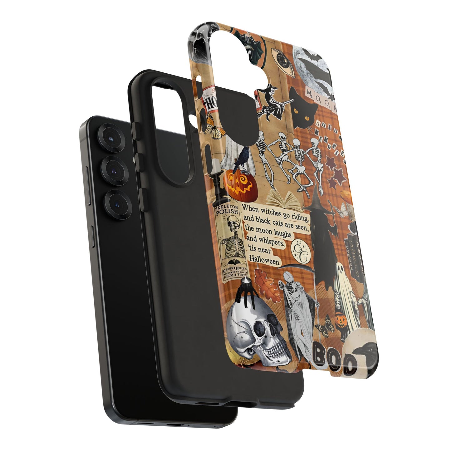 Halloween Spooky Collage Tough Phone Case