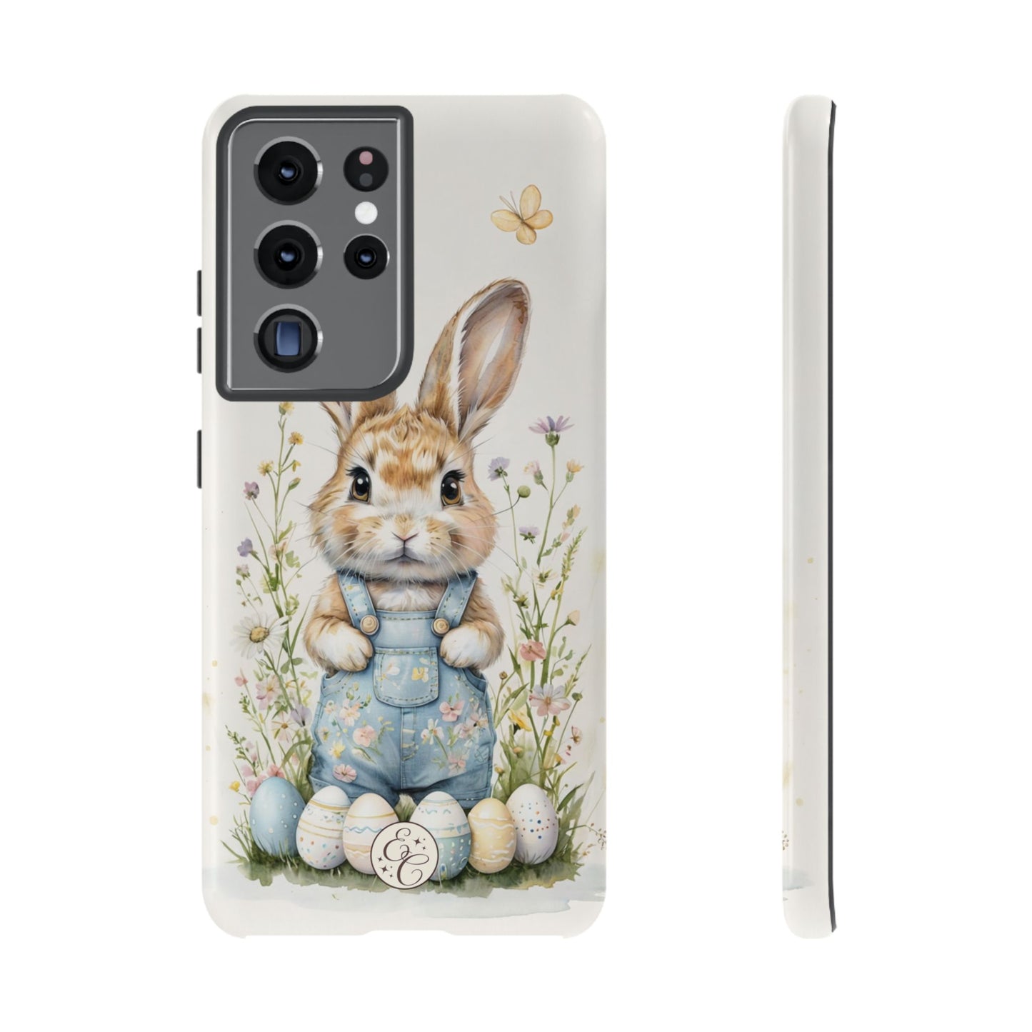 Bunny with Easter Eggs Tough Phone Case