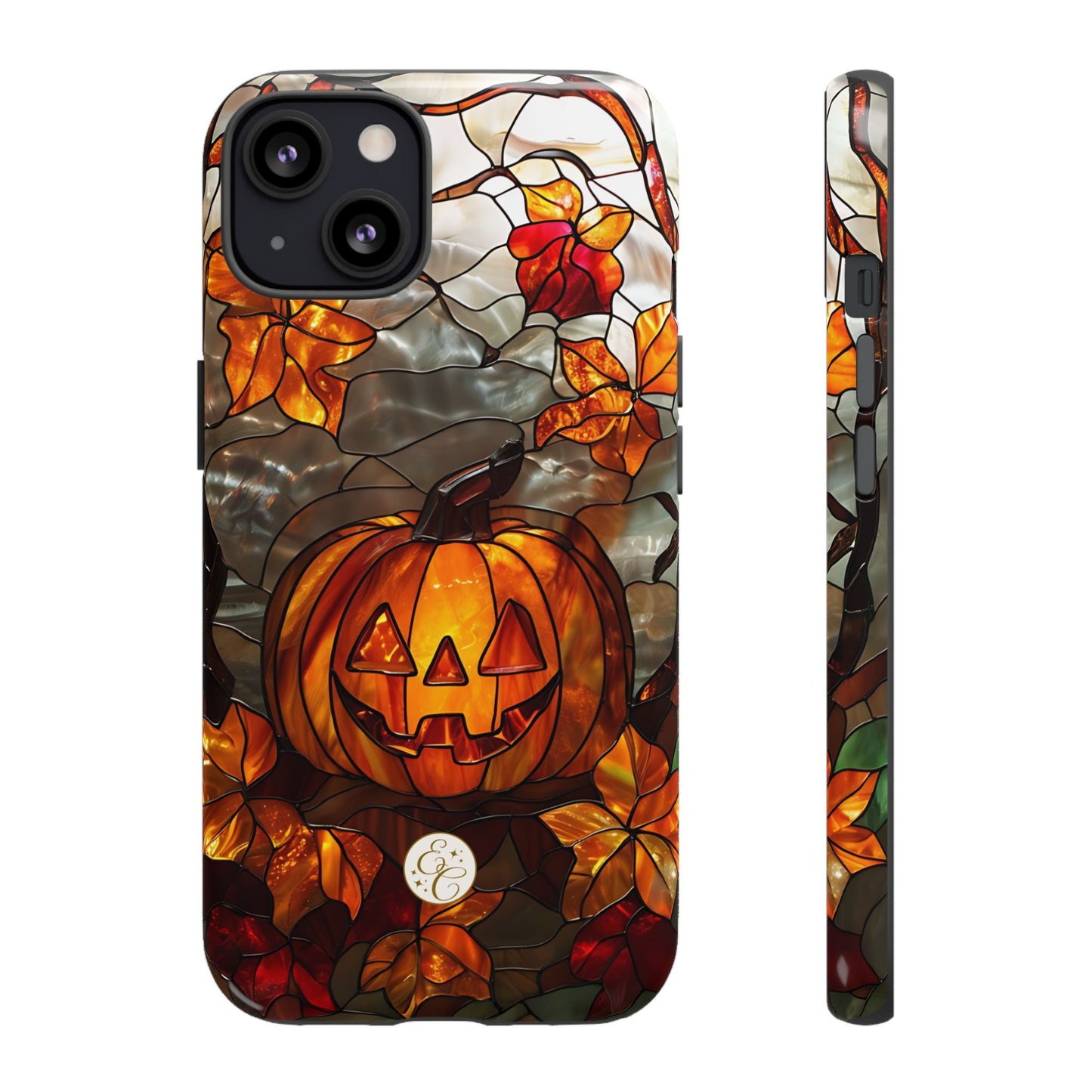 Stained Glass Pumpkin Tough Phone Case