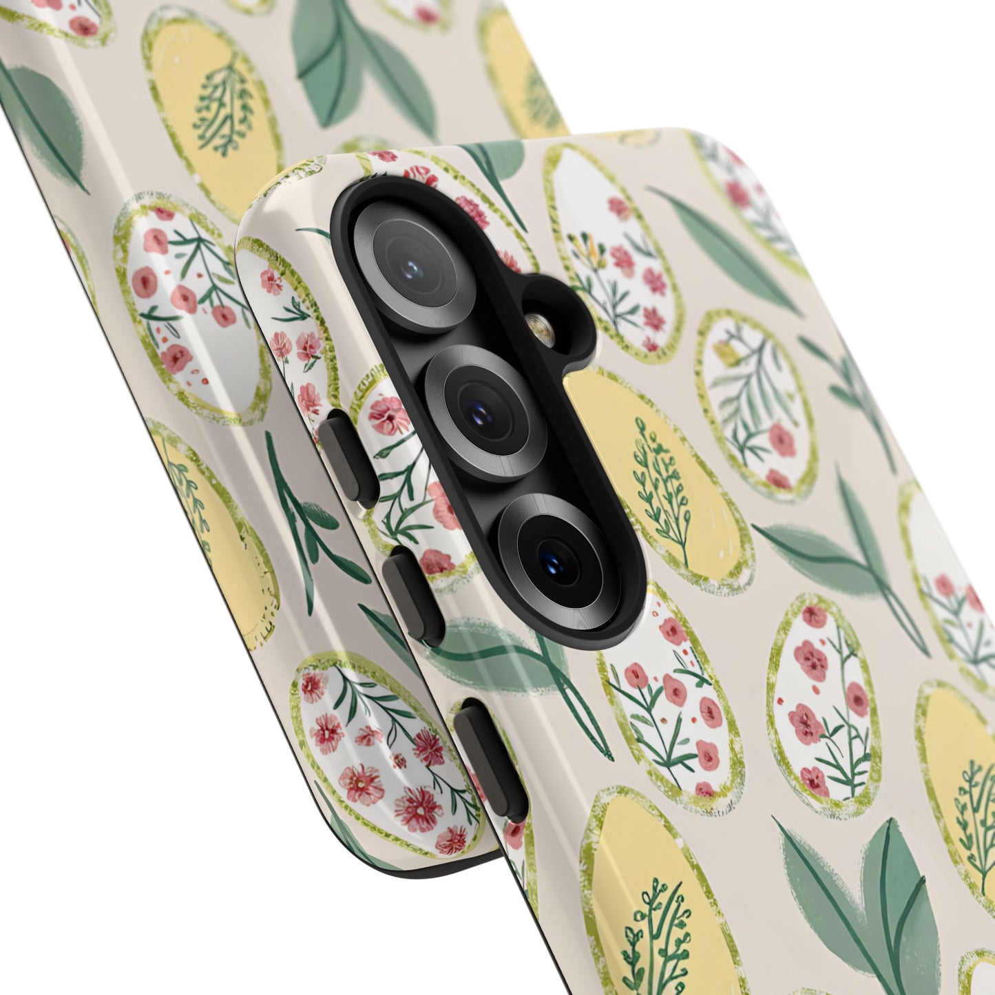 Floral Easter Egg Pattern Tough Phone Case