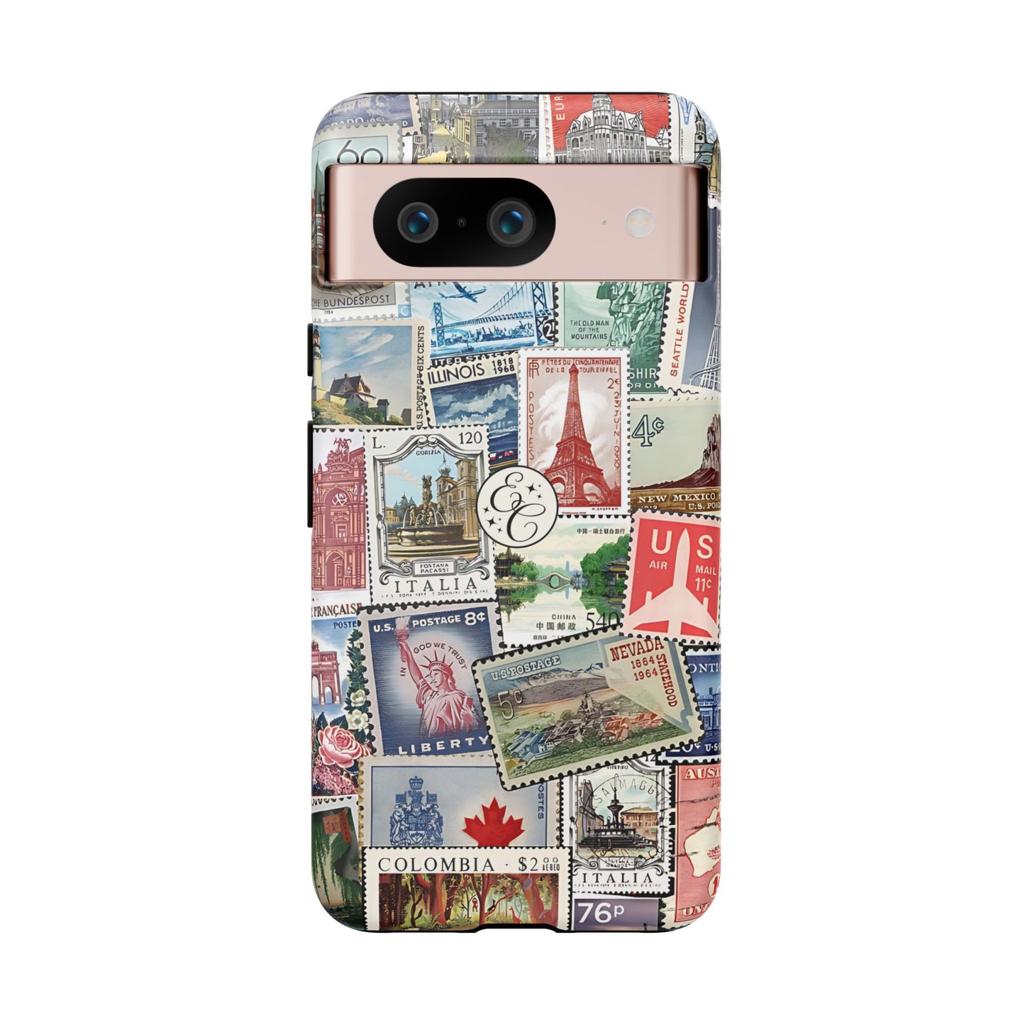 Vintage Stamp Collection Tough Phone Case