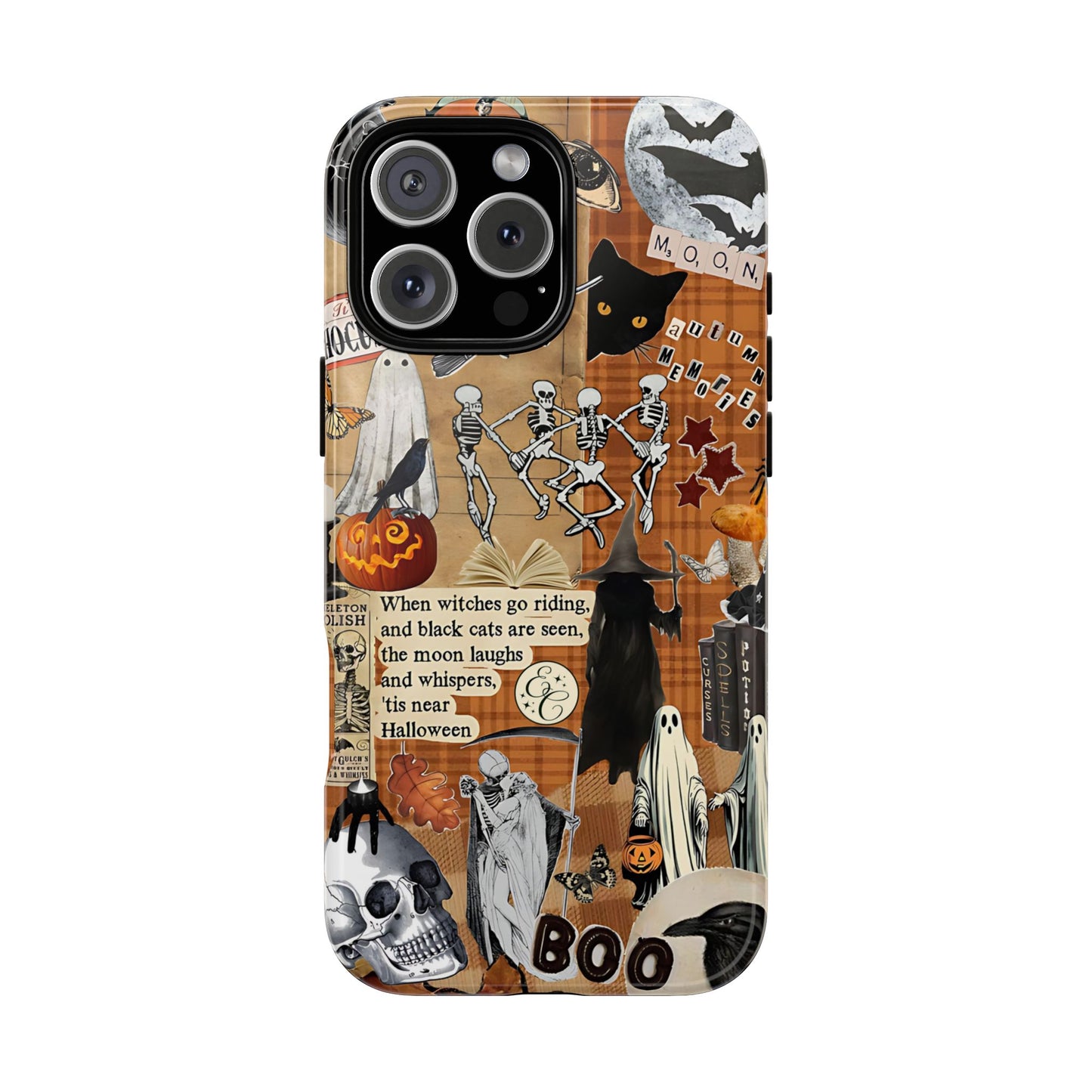 Halloween Spooky Collage Tough Phone Case