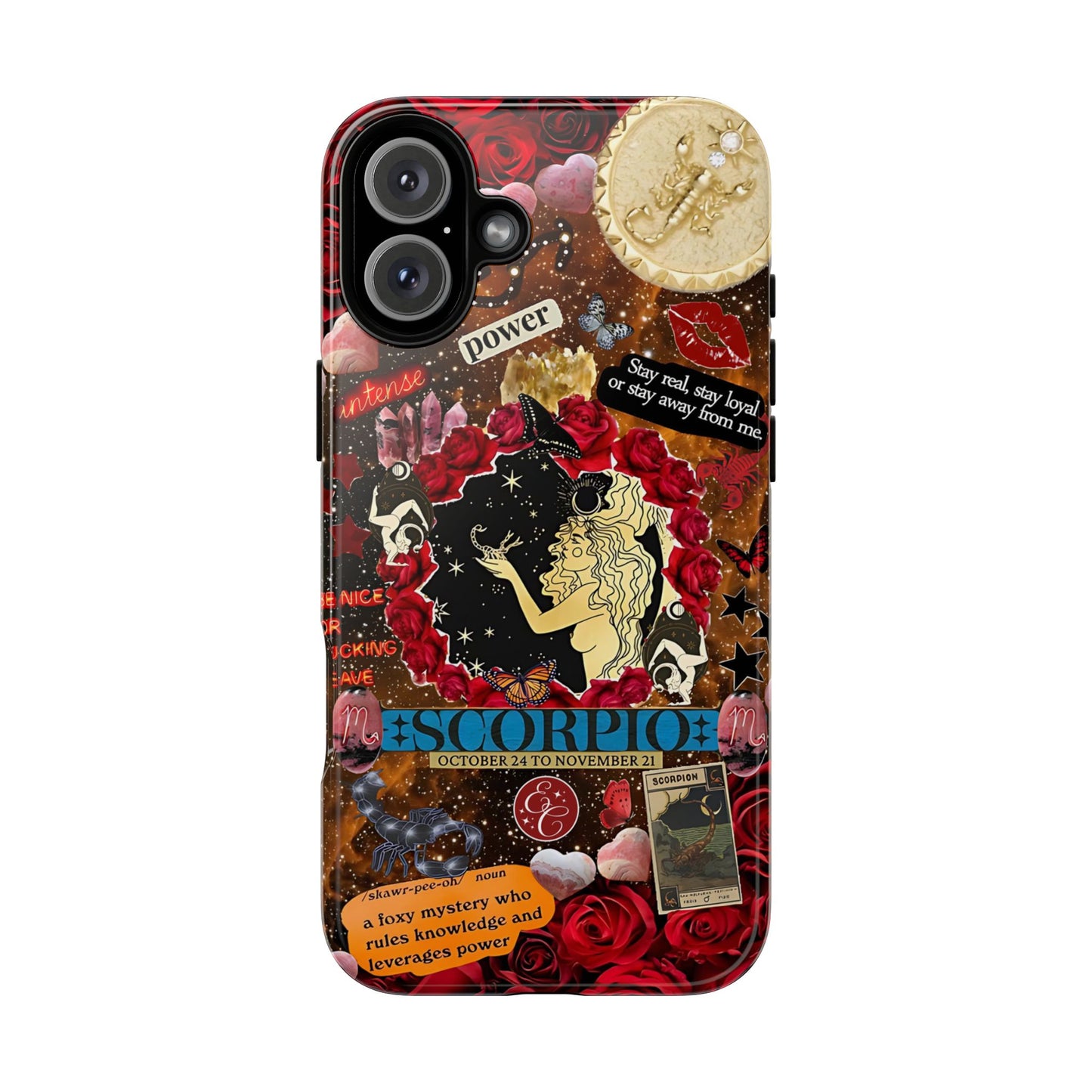 Scorpio Zodiac Star Sign Tough Phone Case