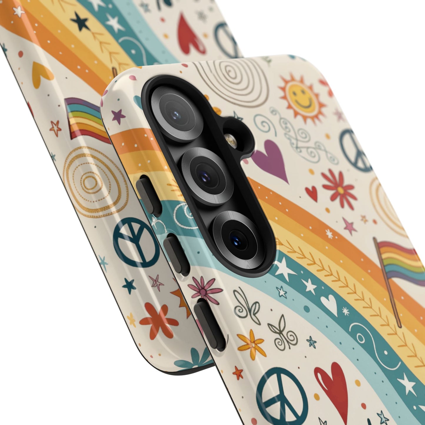 LGTBQ+ Pride Boho Doodle Tough Phone Case
