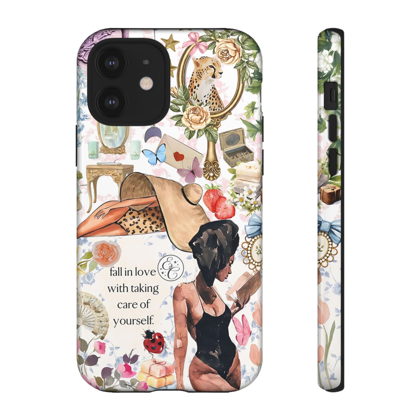 Aesthetic Coquette Collage Tough Phone Case