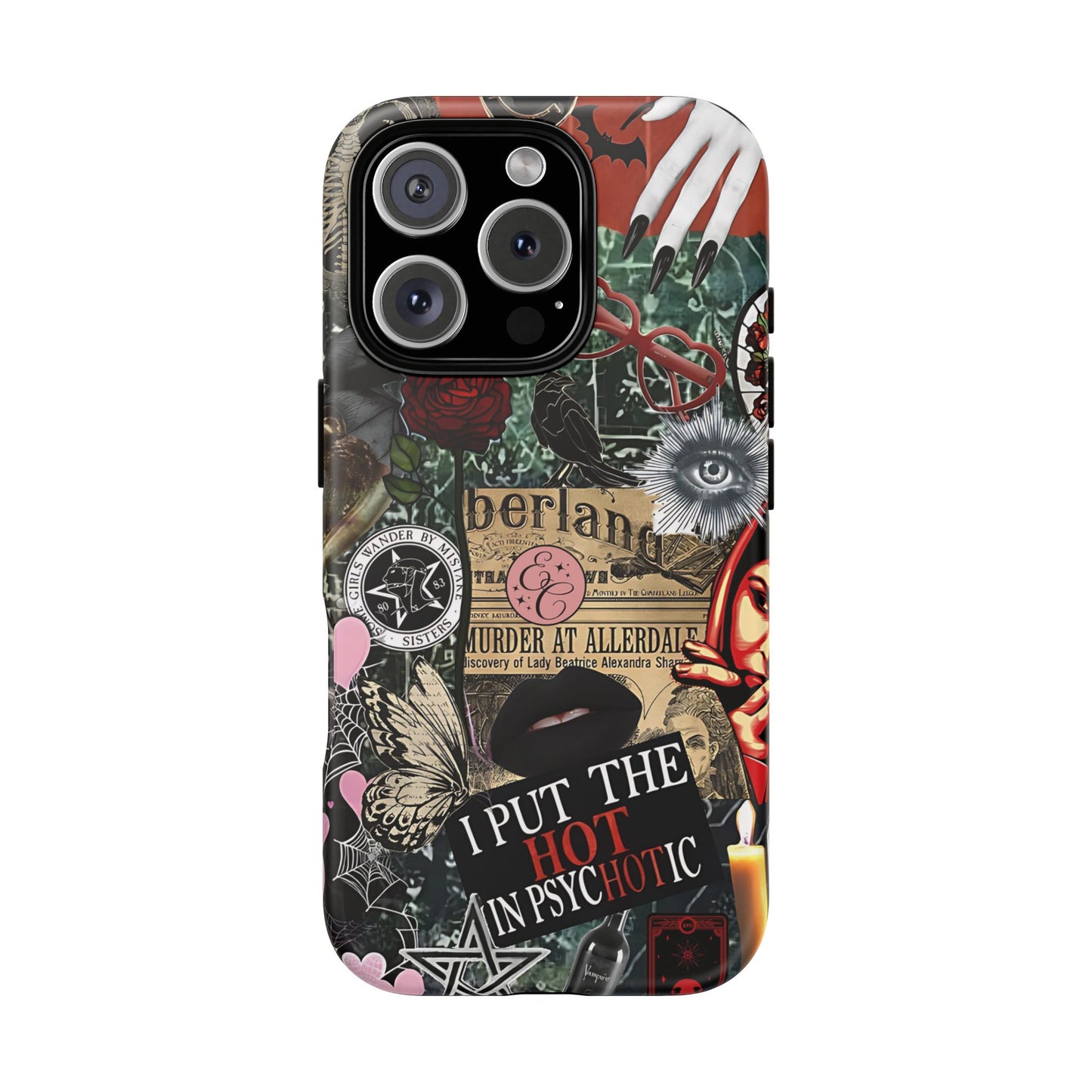 Gothic Collage Tough Phone Case