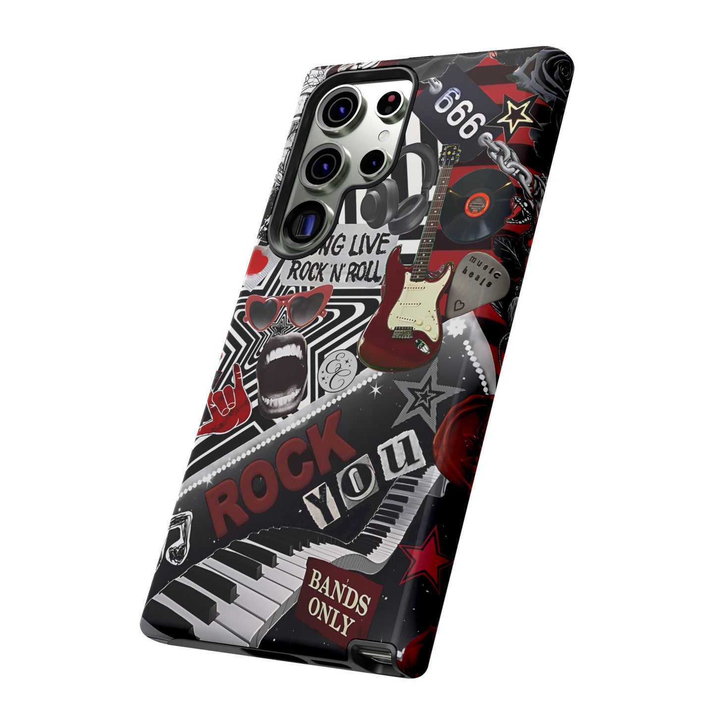 Rock and Roll Collage Tough Phone Case