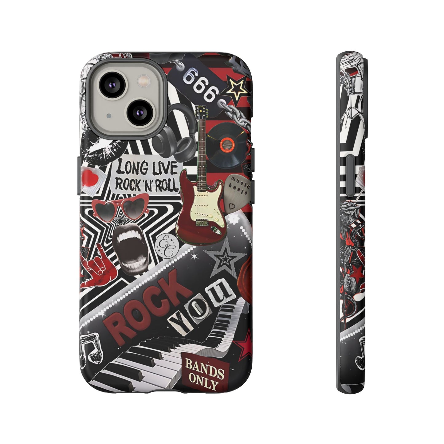 Rock and Roll Collage Tough Phone Case