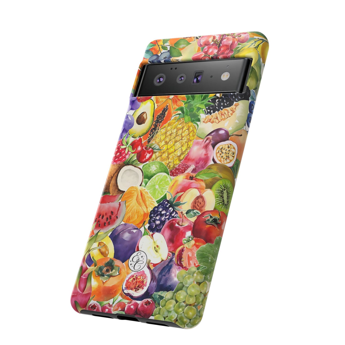 Colorful Fruits Collage Tough Phone Case