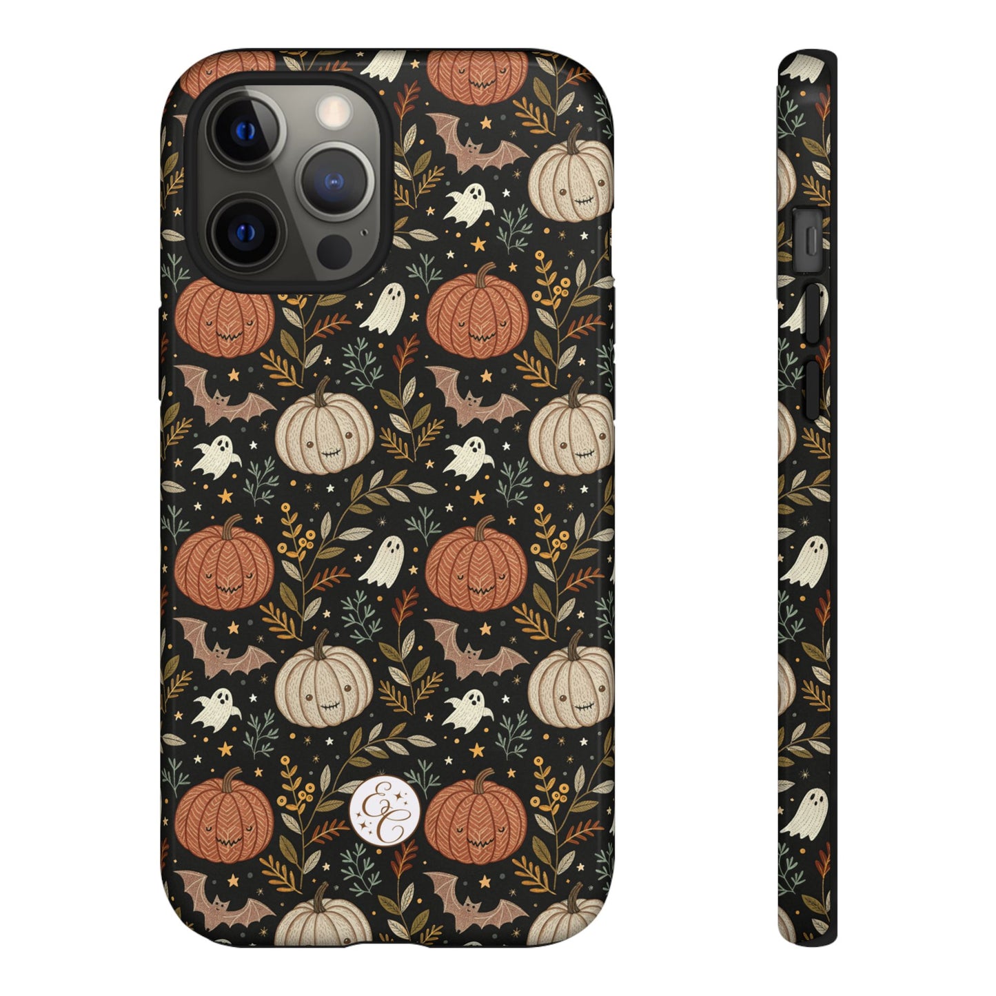 Spooky Halloween Boho Pattern Tough Phone Case