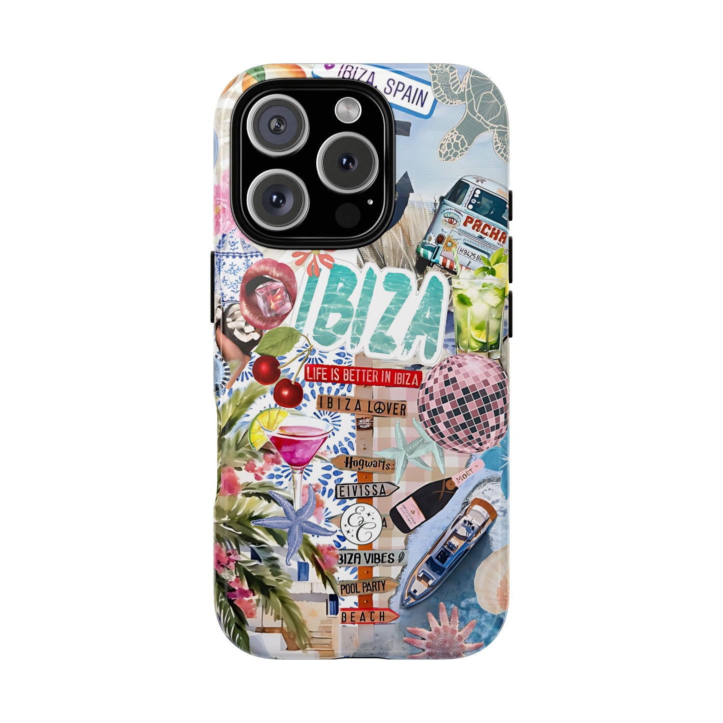 Ibiza Summer Vibes Collage Tough Phone Case