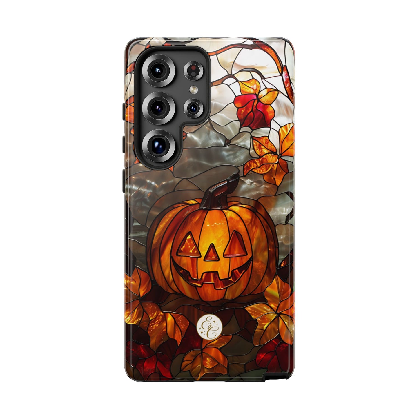 Stained Glass Pumpkin Tough Phone Case