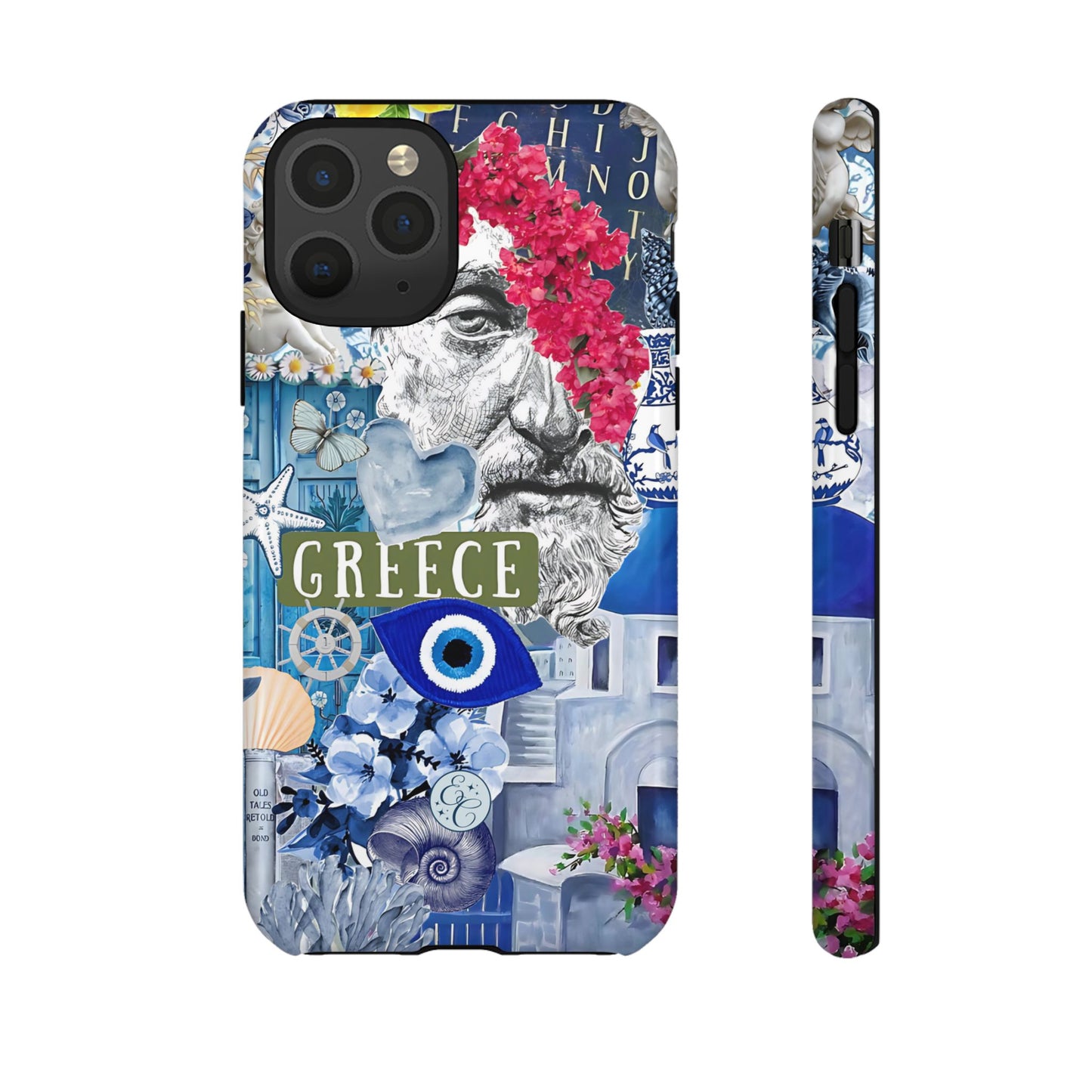 Greek Summer Collage Tough Phone Case