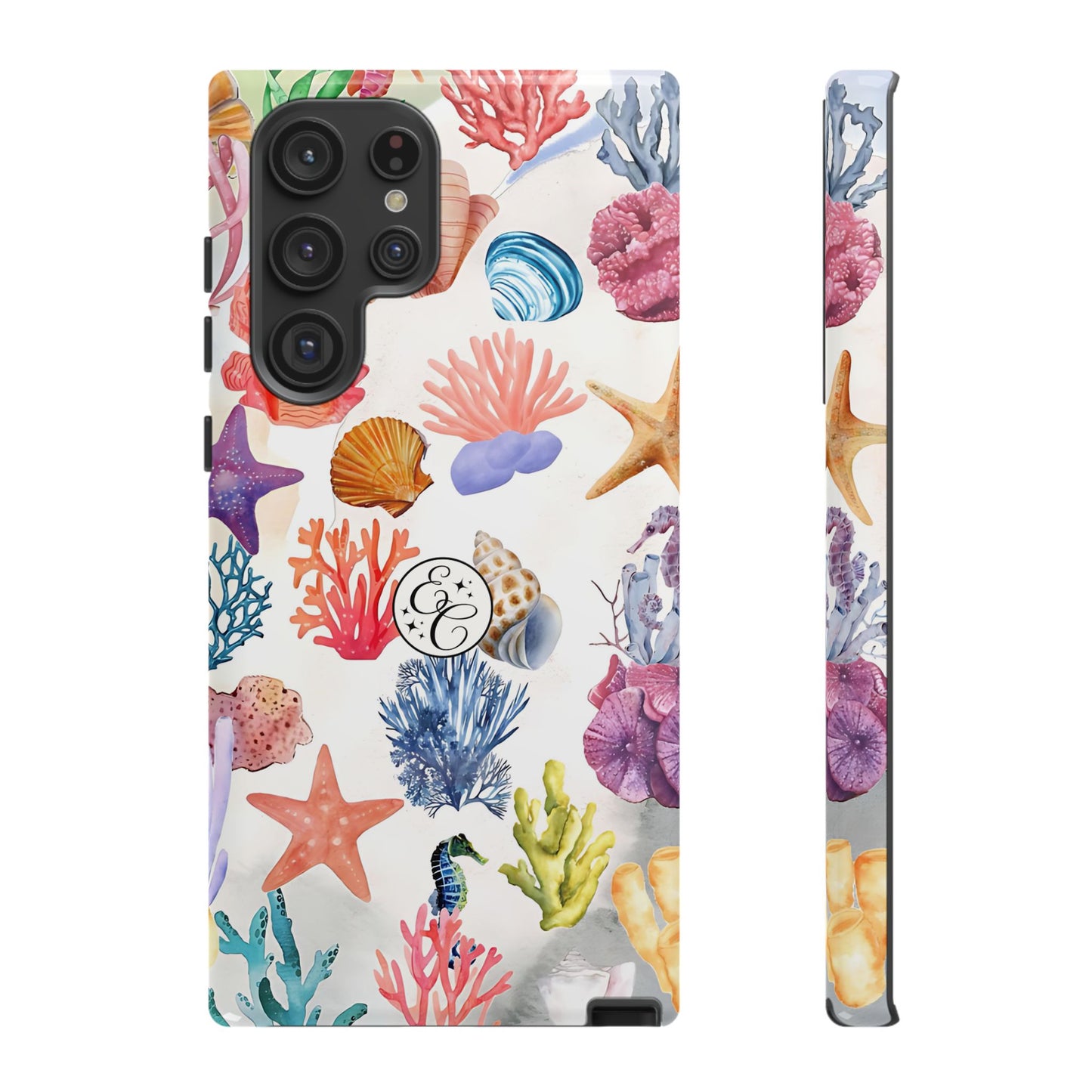 Coral & Sea Shells Tough Phone Case