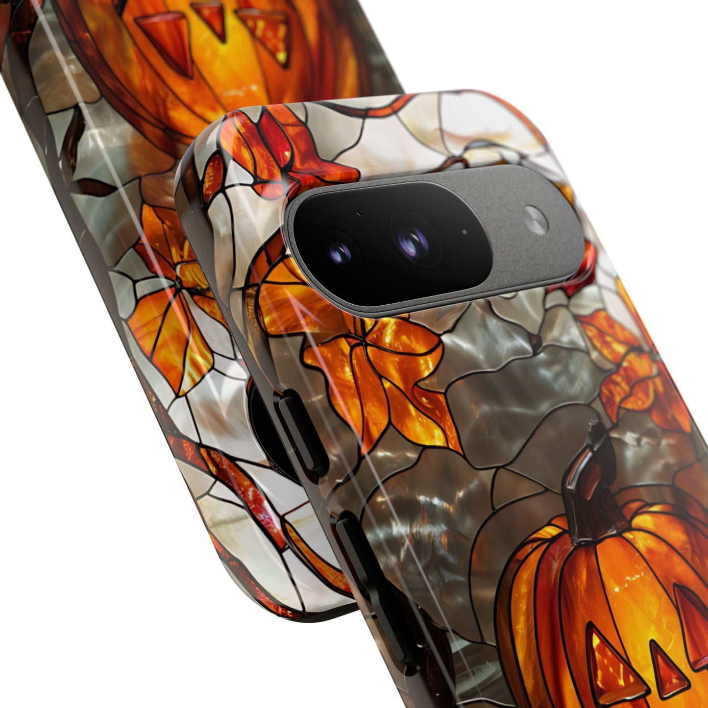 Stained Glass Pumpkin Tough Phone Case