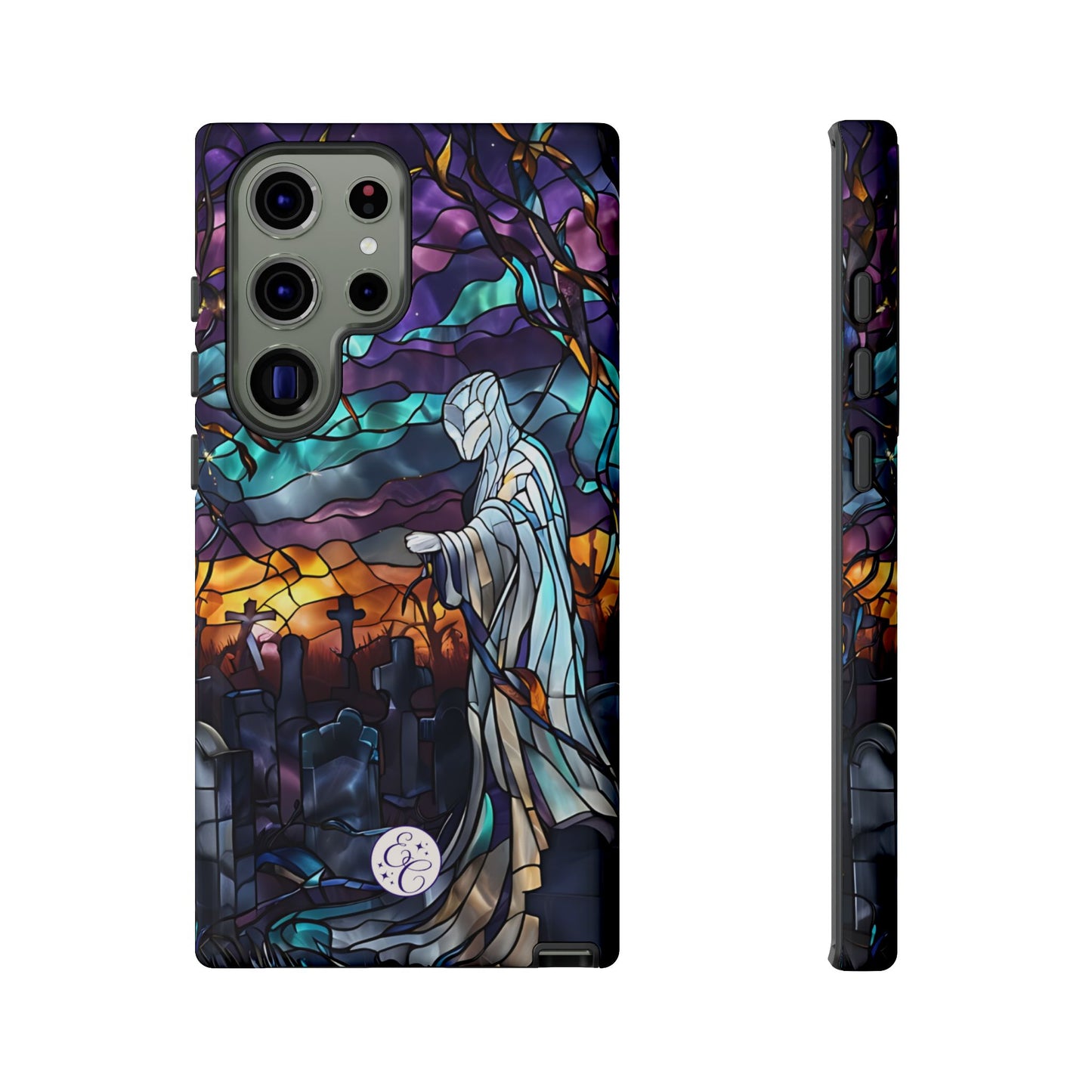 Stained Glass Ghost Tough Phone Case