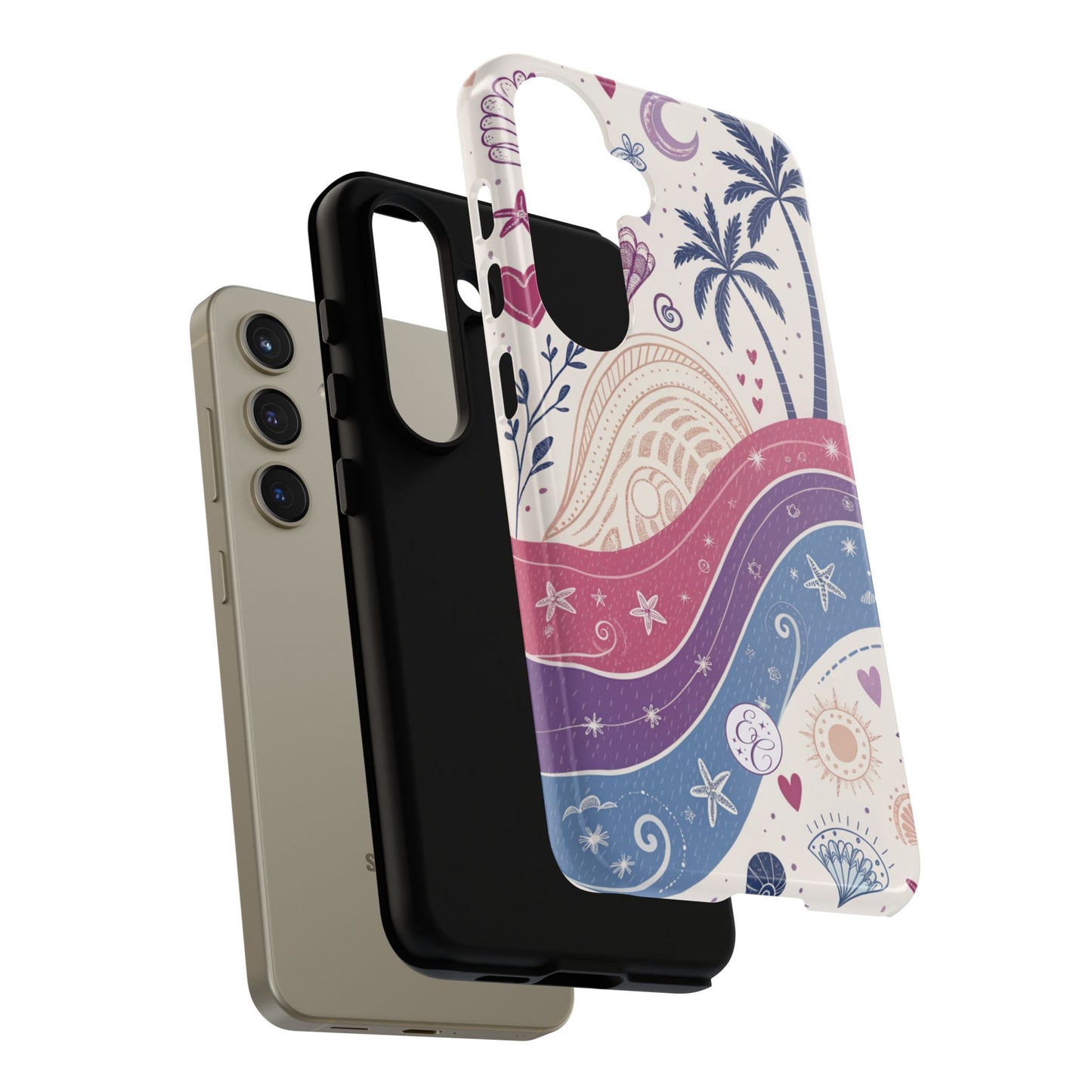 Bisexual Pride Boho Beach Tough Phone Case