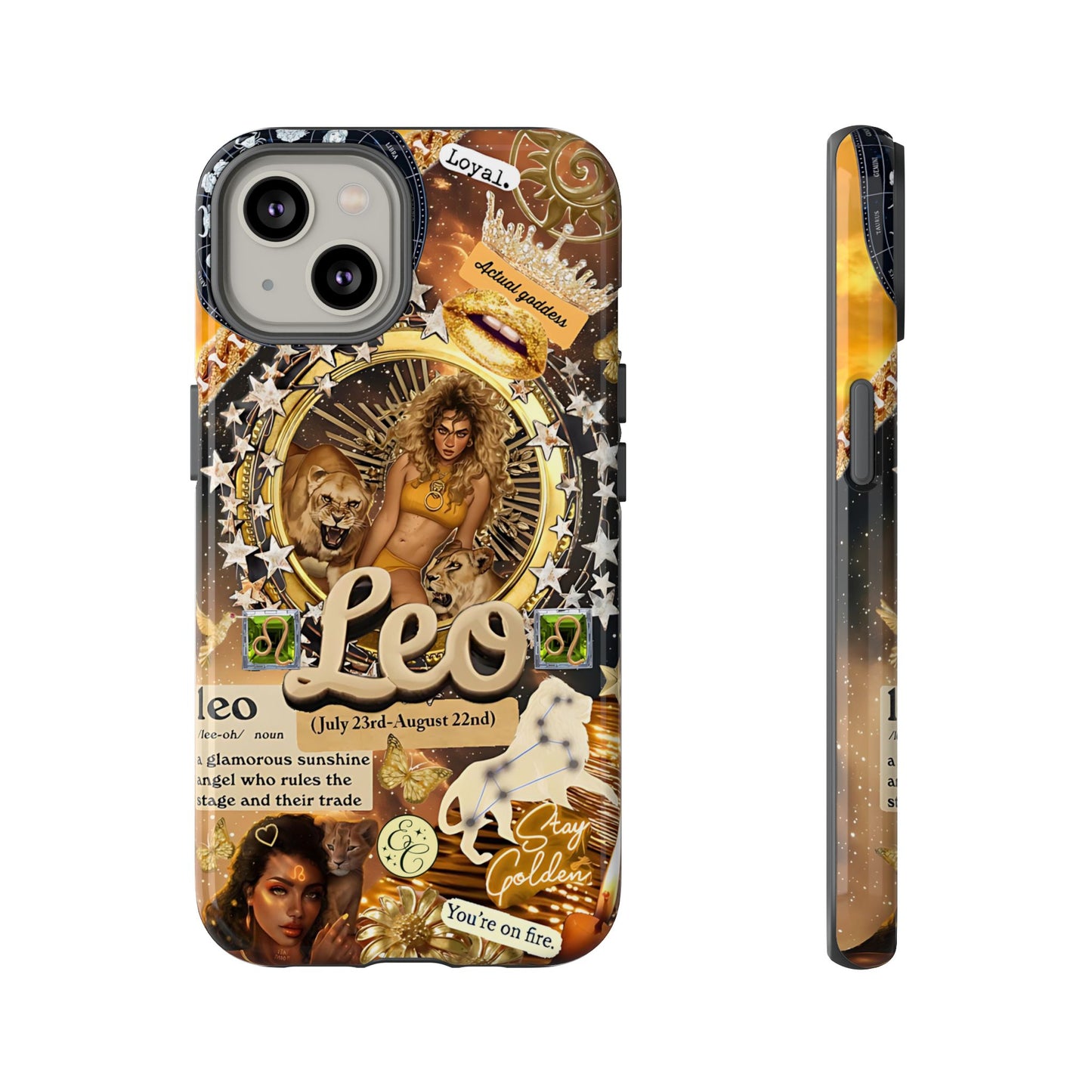 Leo Zodiac Sign Tough Phone Case