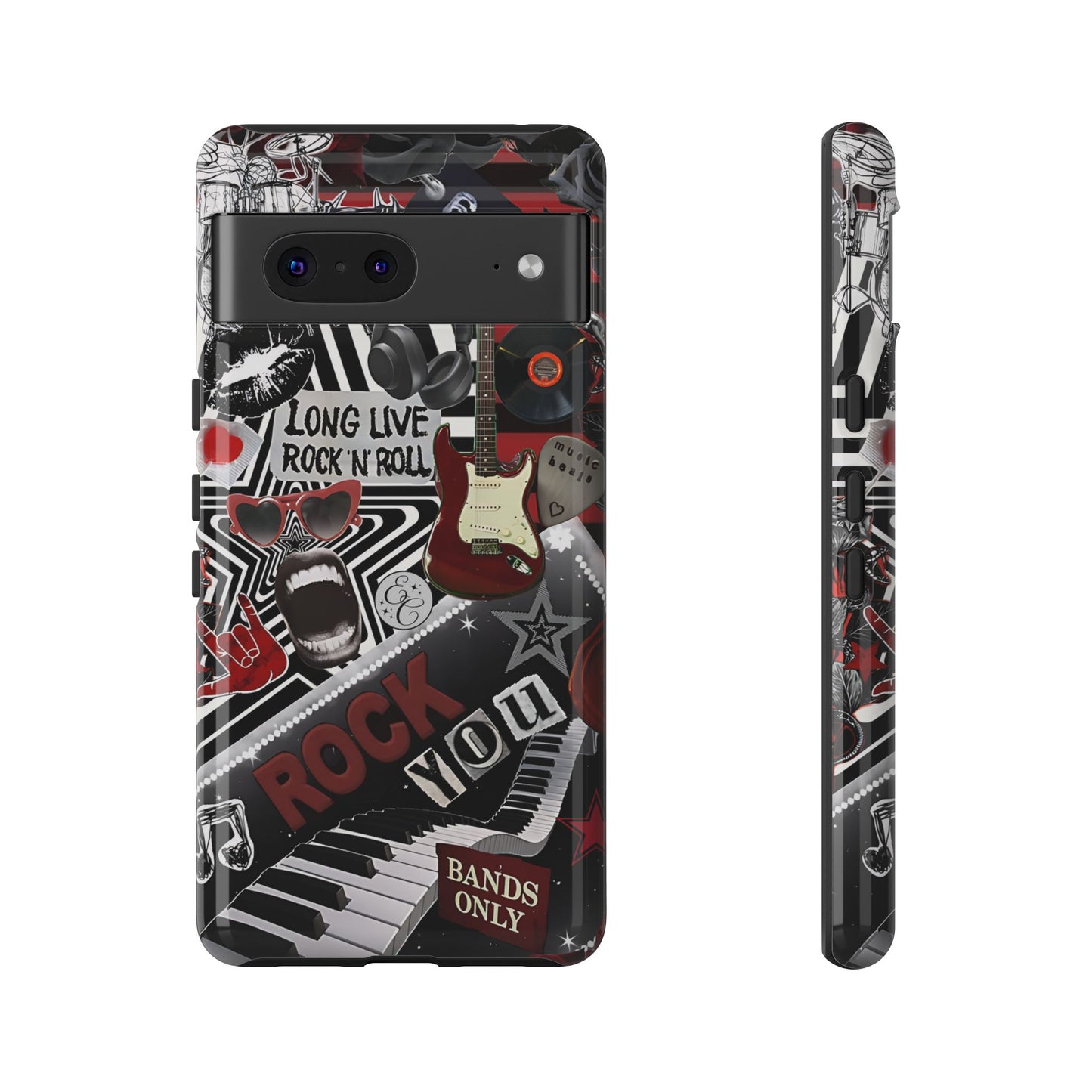 Rock and Roll Collage Tough Phone Case