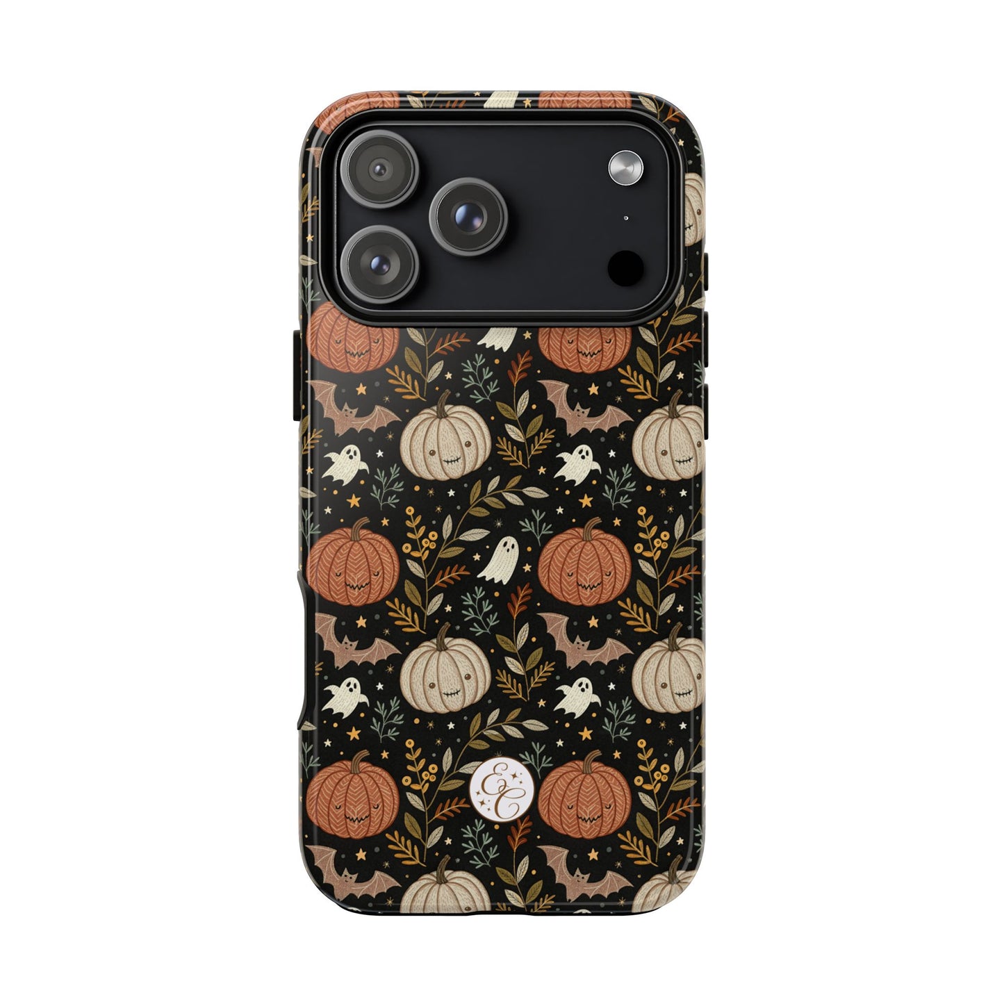 Spooky Halloween Boho Pattern Tough Phone Case