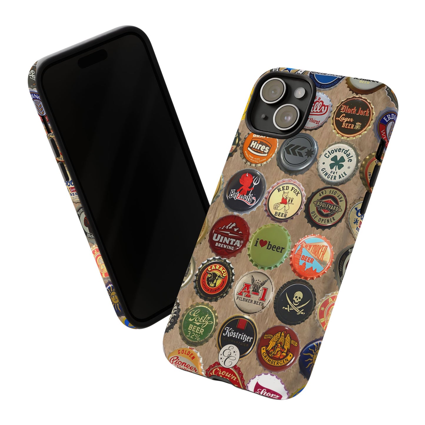 Beer Bottle Caps Tough Phone Case