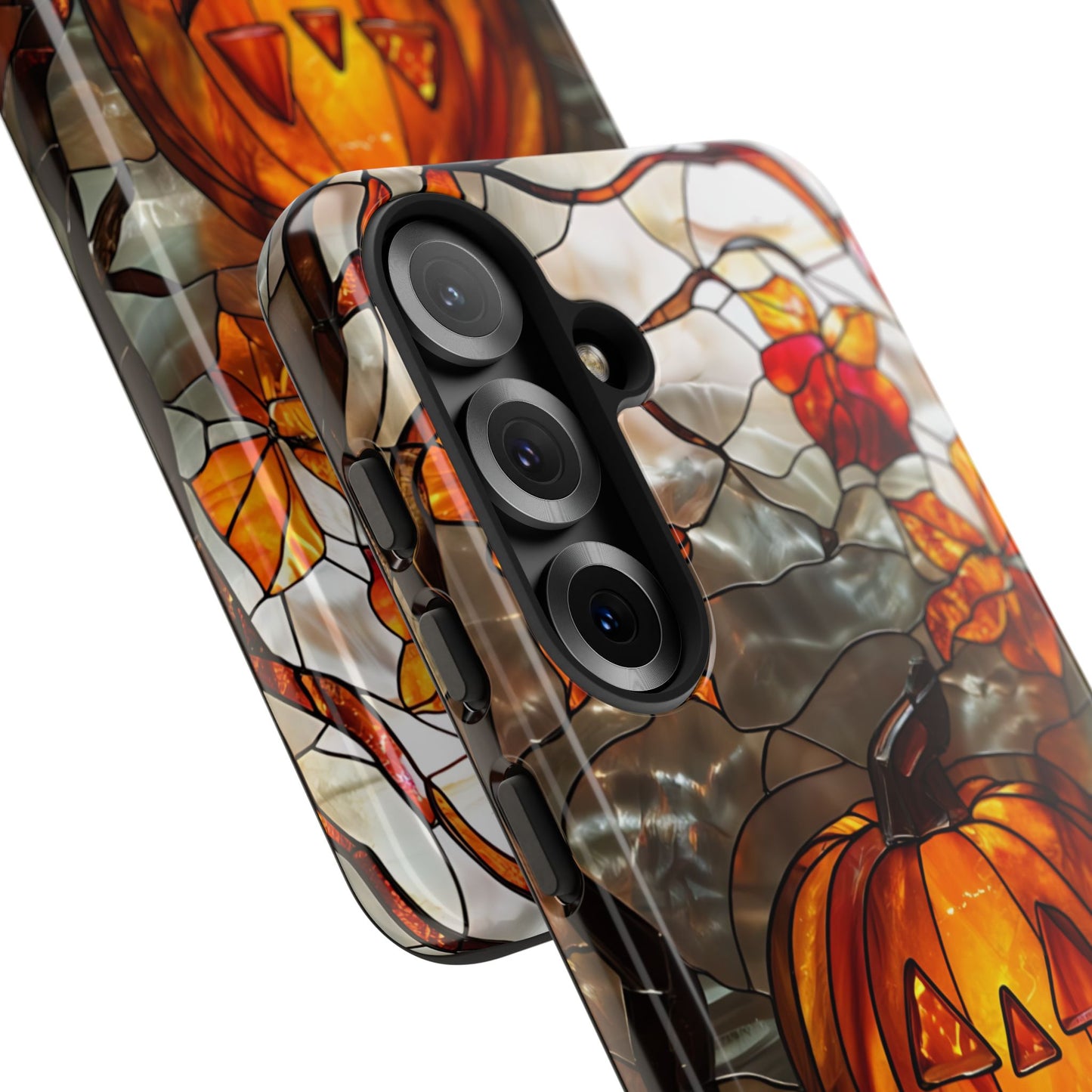 Stained Glass Pumpkin Tough Phone Case