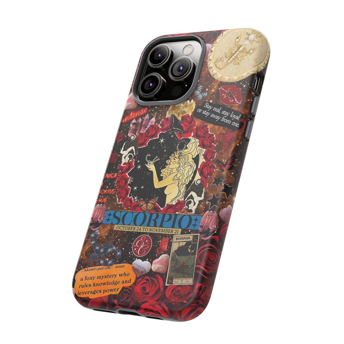 Scorpio Zodiac Star Sign Tough Phone Case