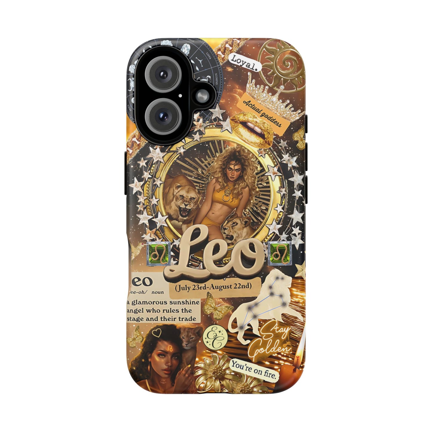 Leo Zodiac Sign Tough Phone Case