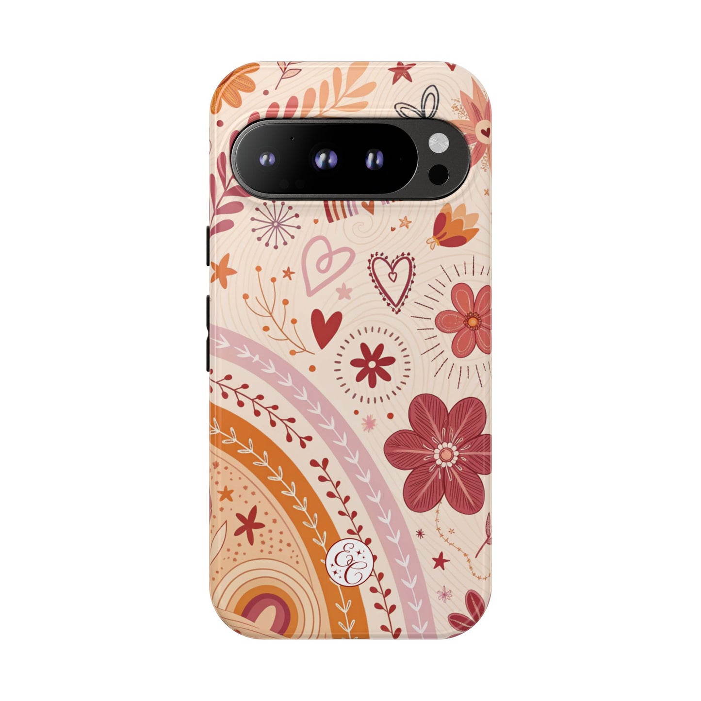 Lesbian Boho Doodle Tough Phone Case