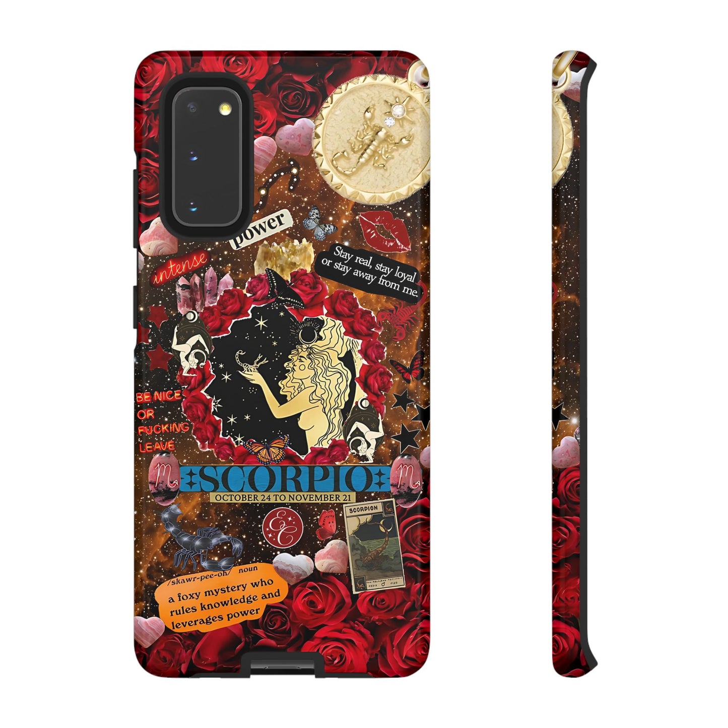Scorpio Zodiac Star Sign Tough Phone Case