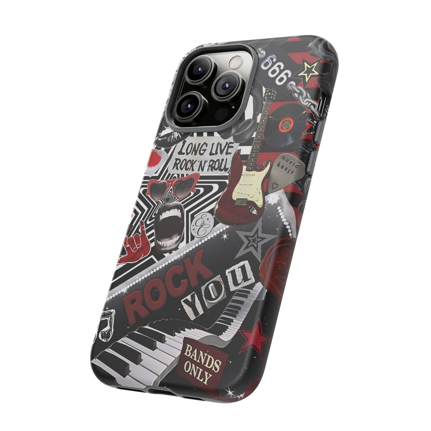 Rock and Roll Collage Tough Phone Case