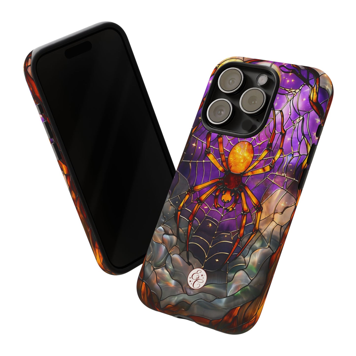 Stained Glass Spider Tough Phone Case