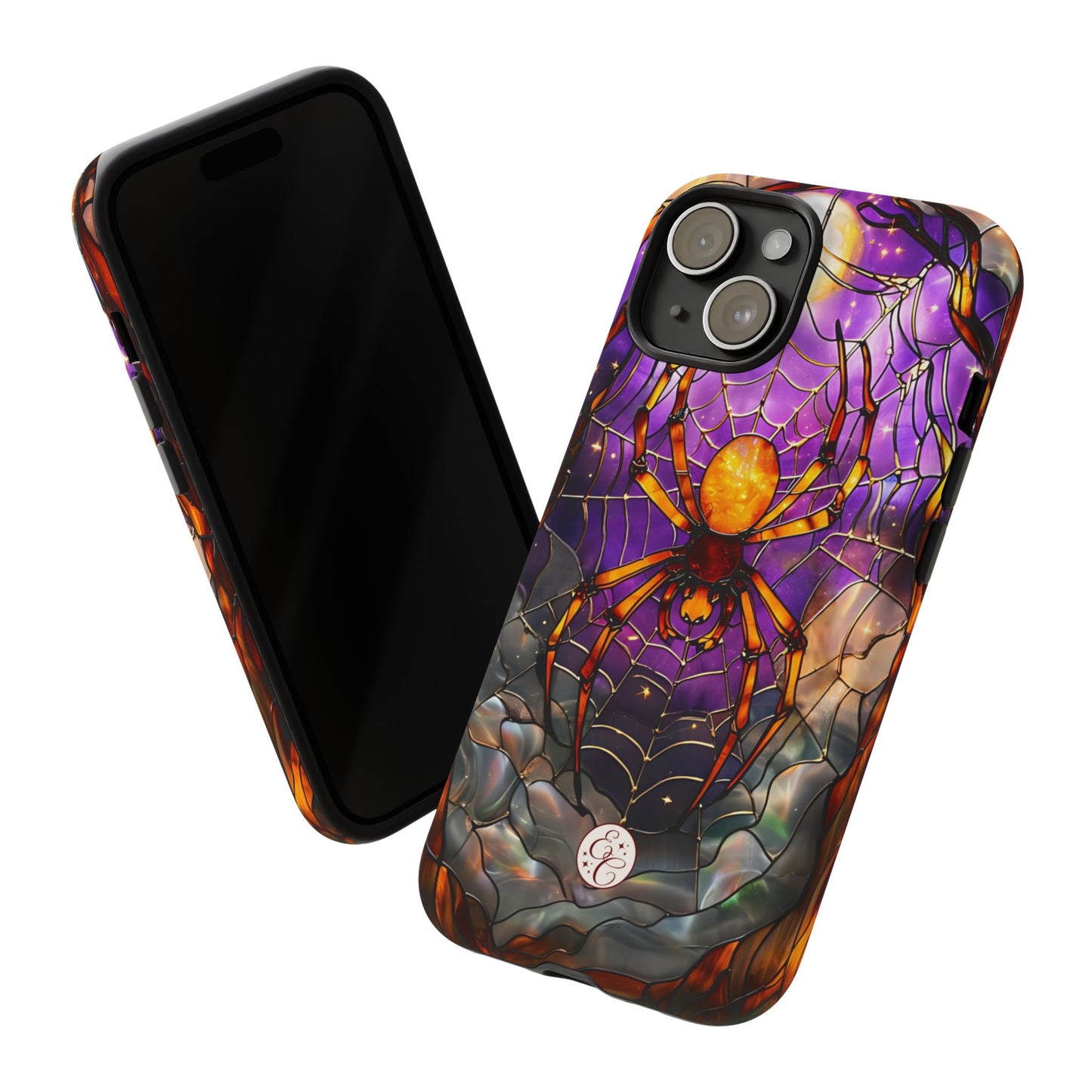 Stained Glass Spider Tough Phone Case