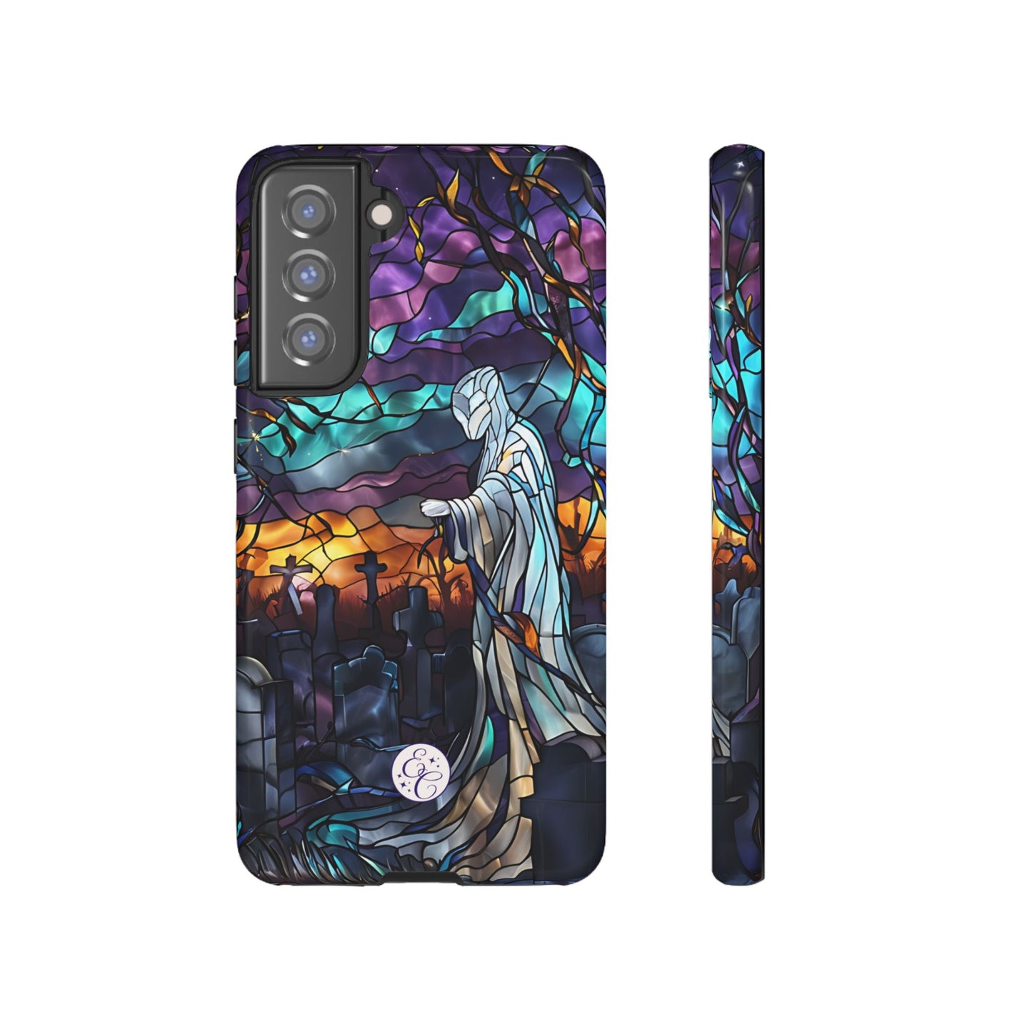 Stained Glass Ghost Tough Phone Case