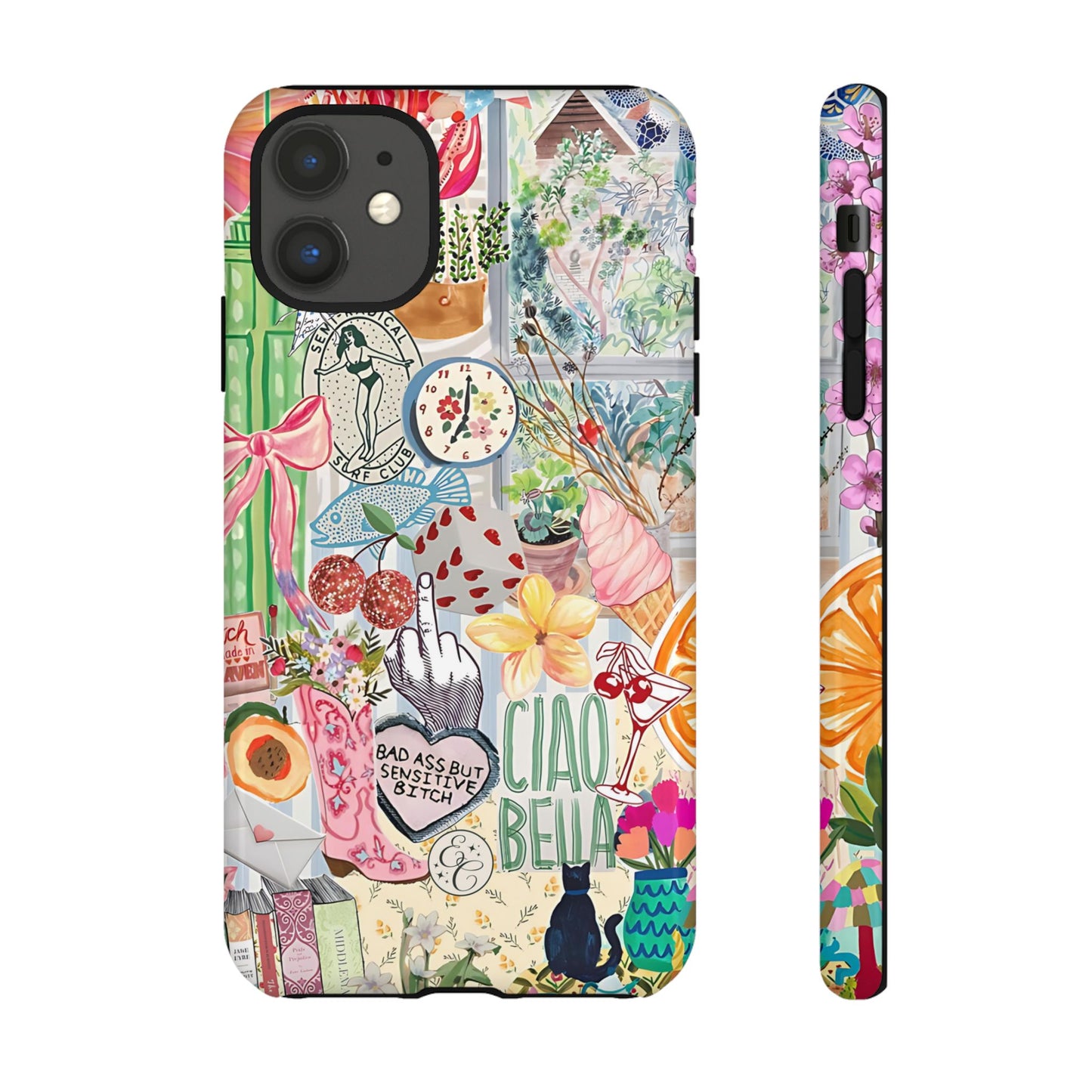 Coquette Art Collage Tough Phone Case