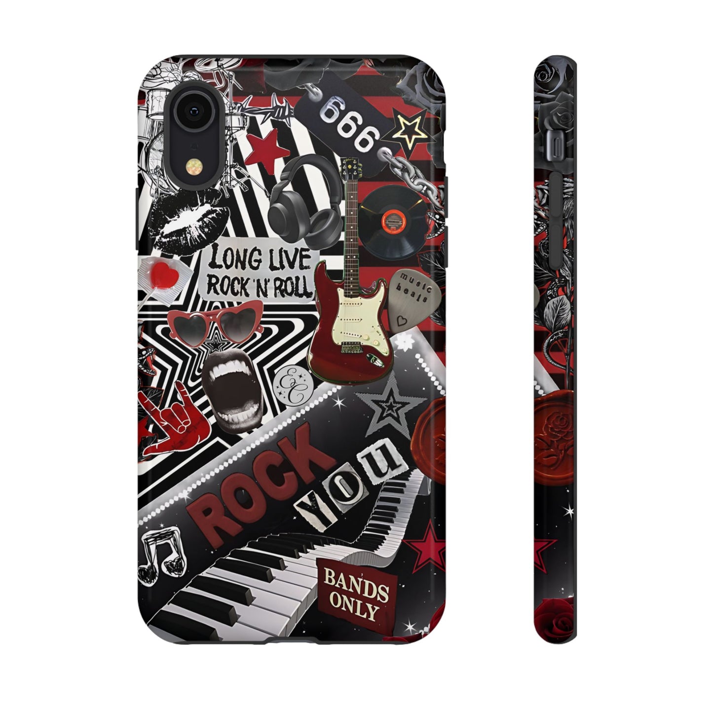 Rock and Roll Collage Tough Phone Case