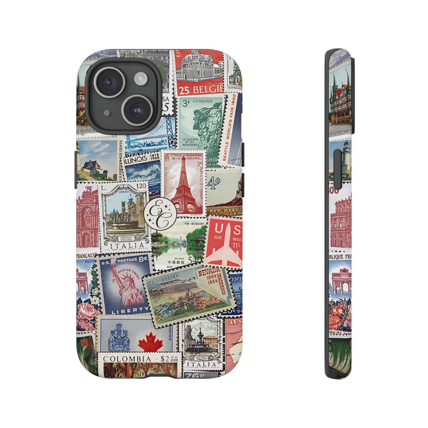 Vintage Stamp Collection Tough Phone Case