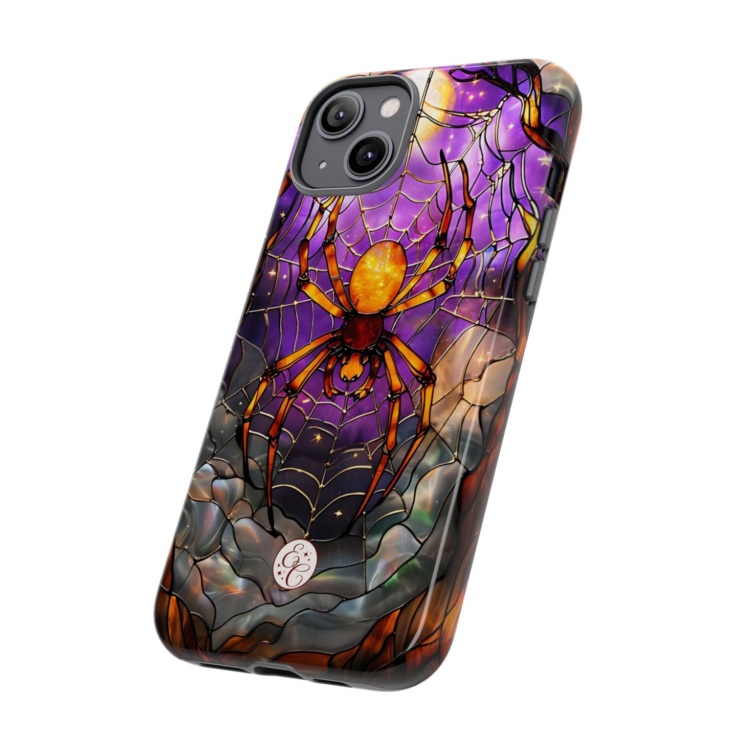 Stained Glass Spider Tough Phone Case