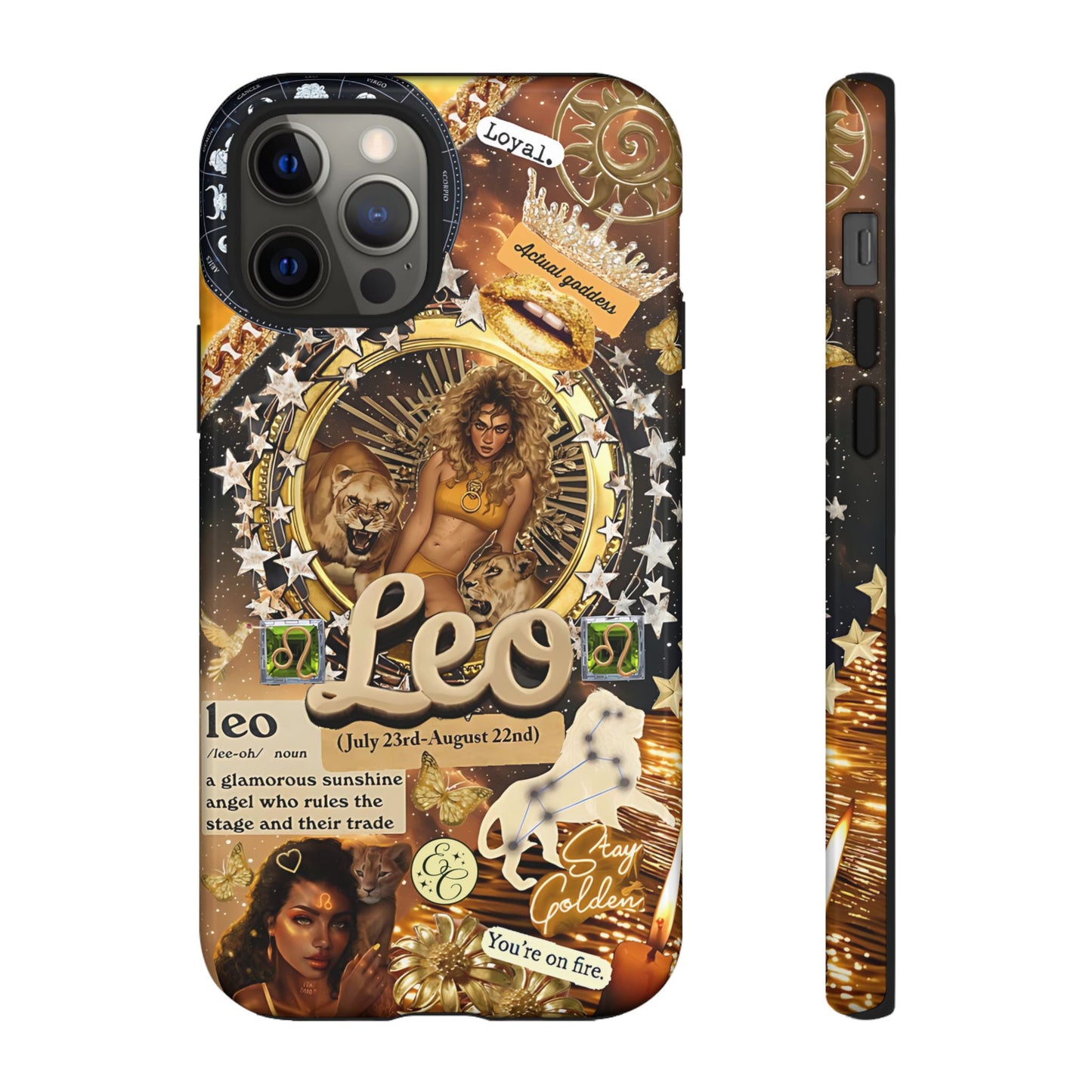 Leo Zodiac Sign Tough Phone Case