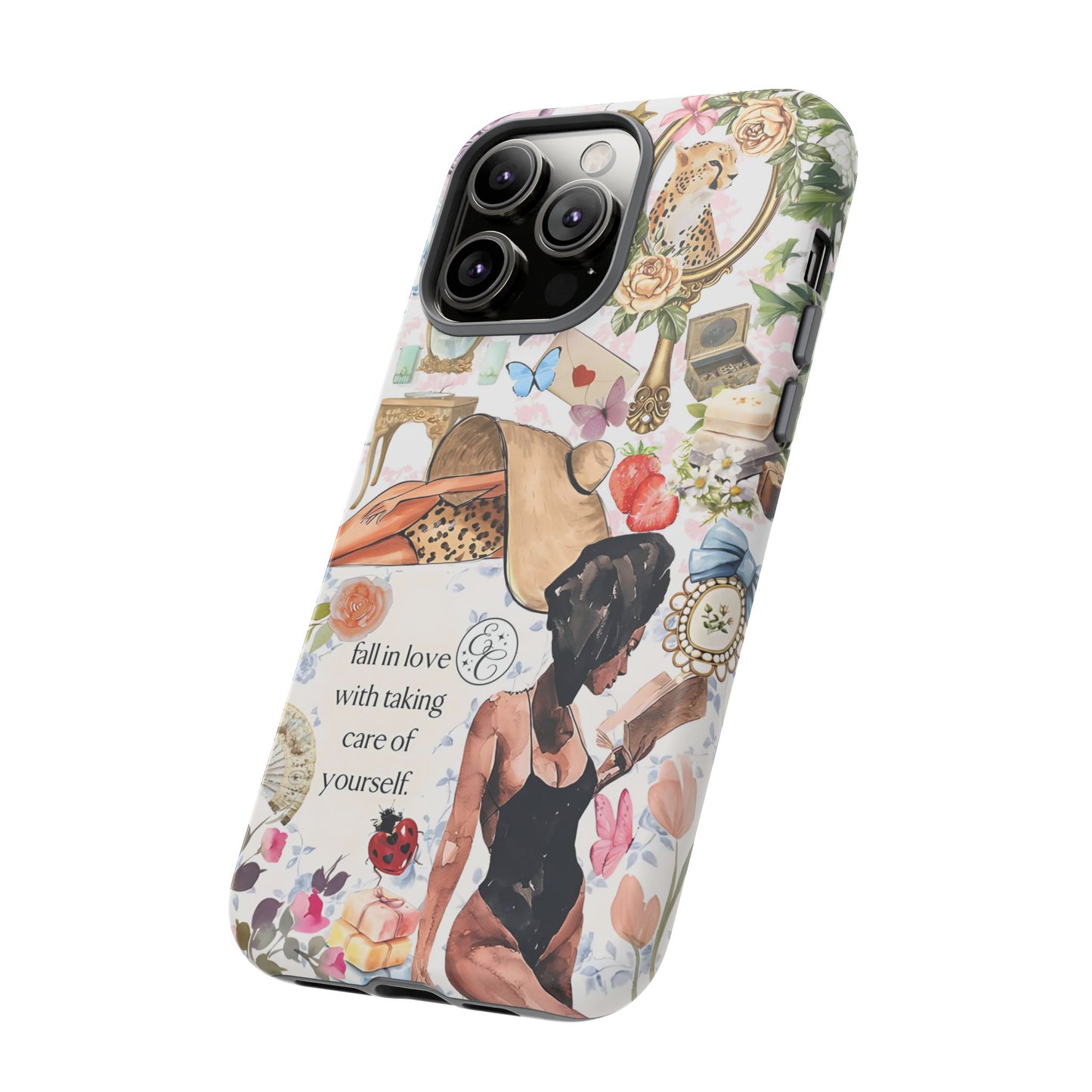 Aesthetic Coquette Collage Tough Phone Case