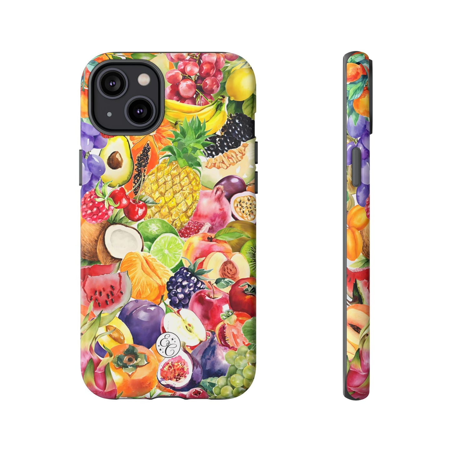 Colorful Fruits Collage Tough Phone Case