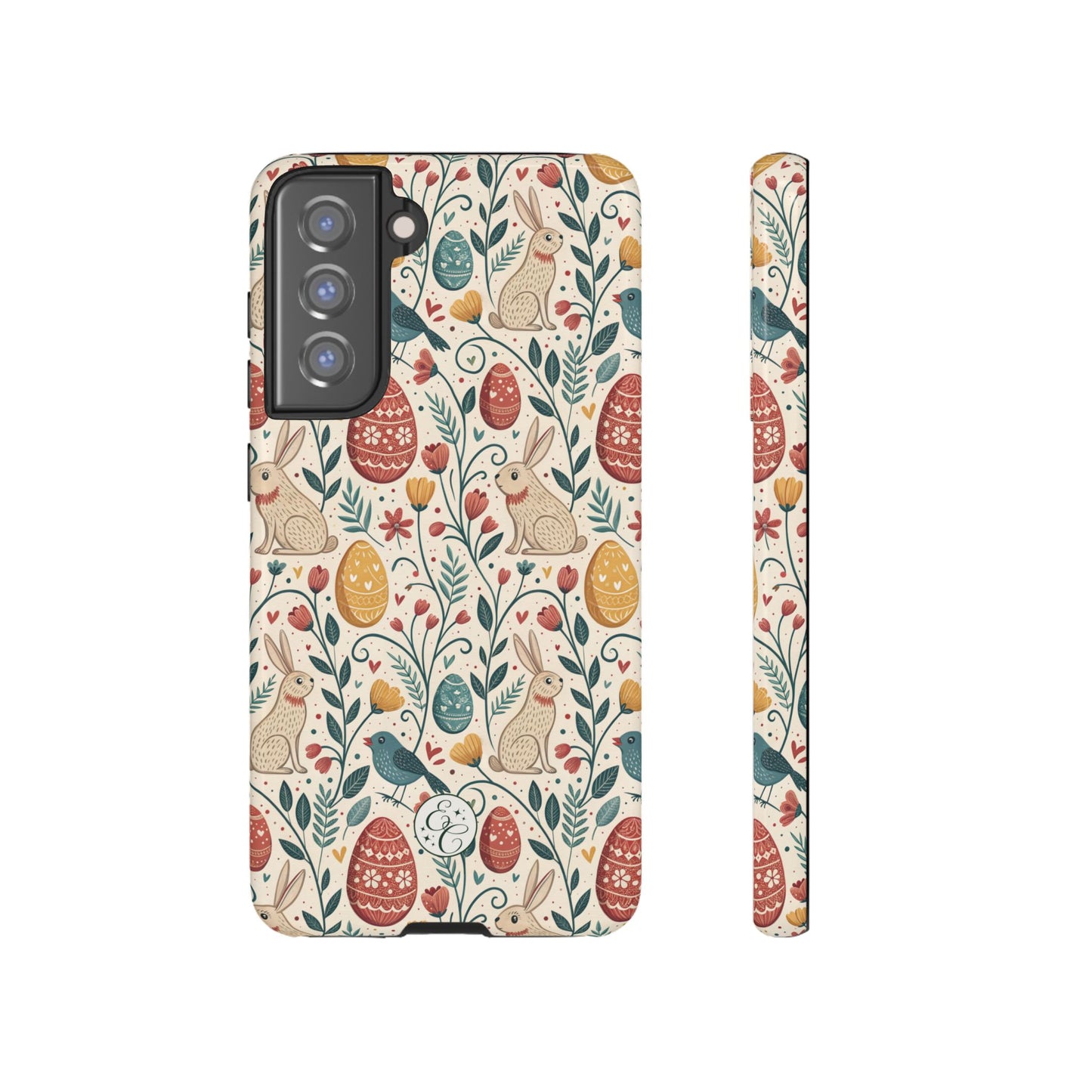 Vintage Easter Pattern Tough Phone Case