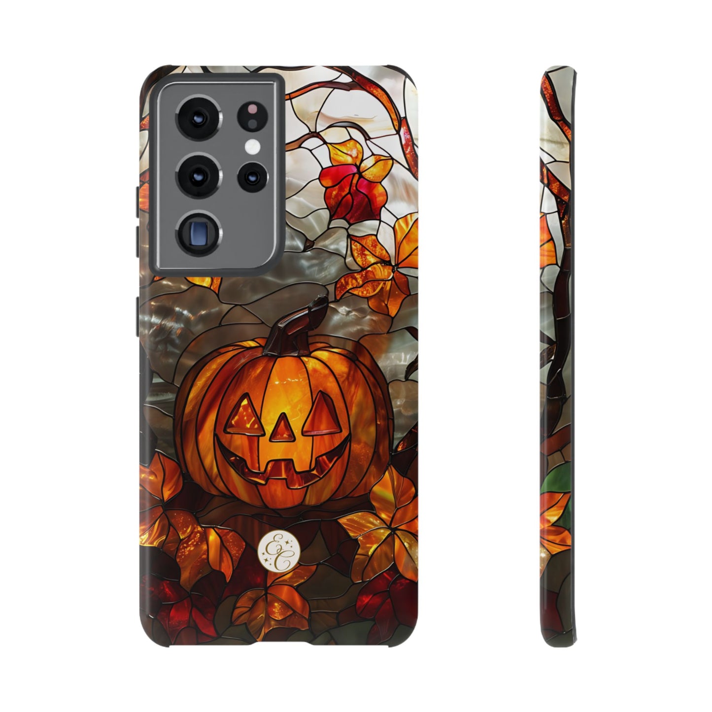 Stained Glass Pumpkin Tough Phone Case