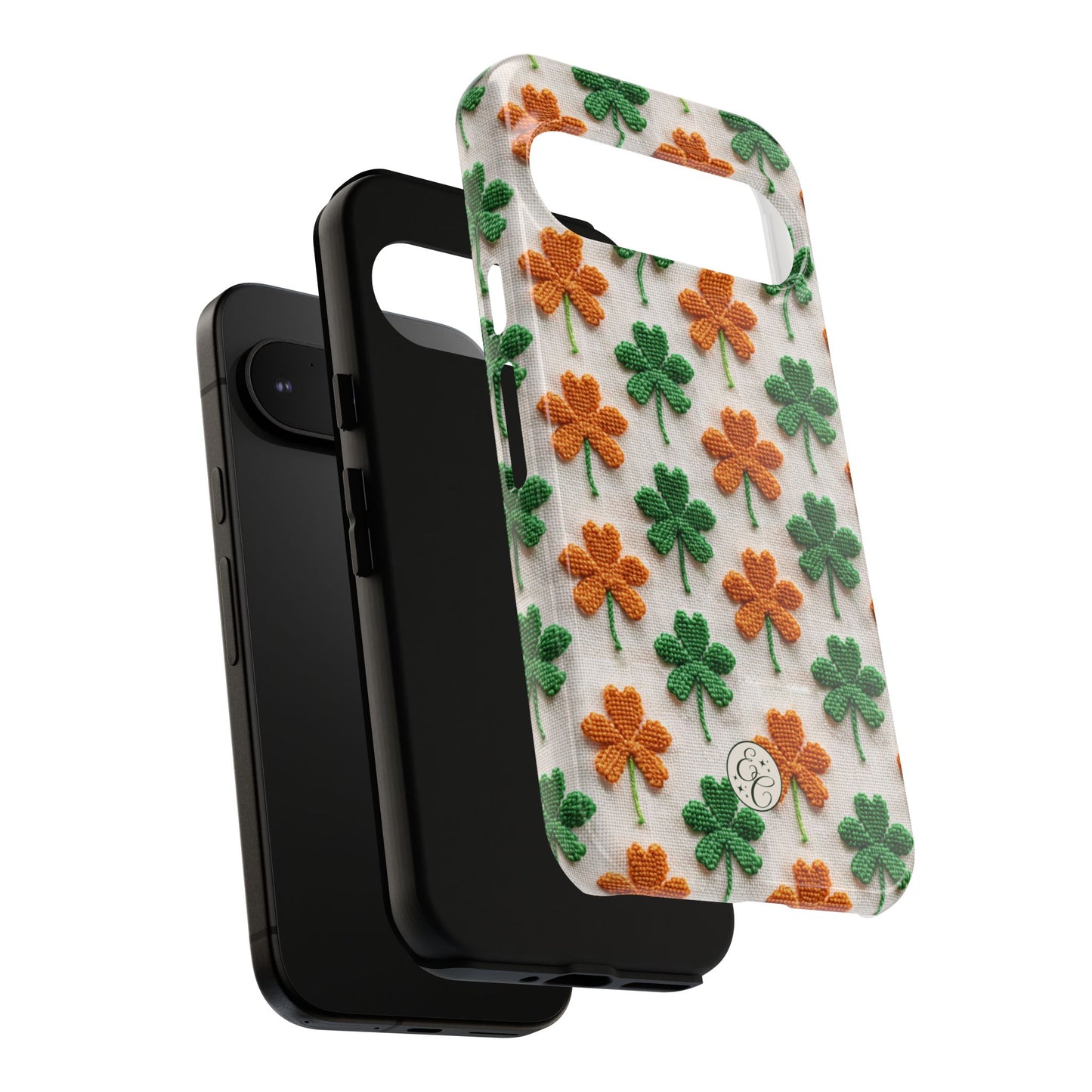 Lucky Shamrock Pattern Tough Phone Case