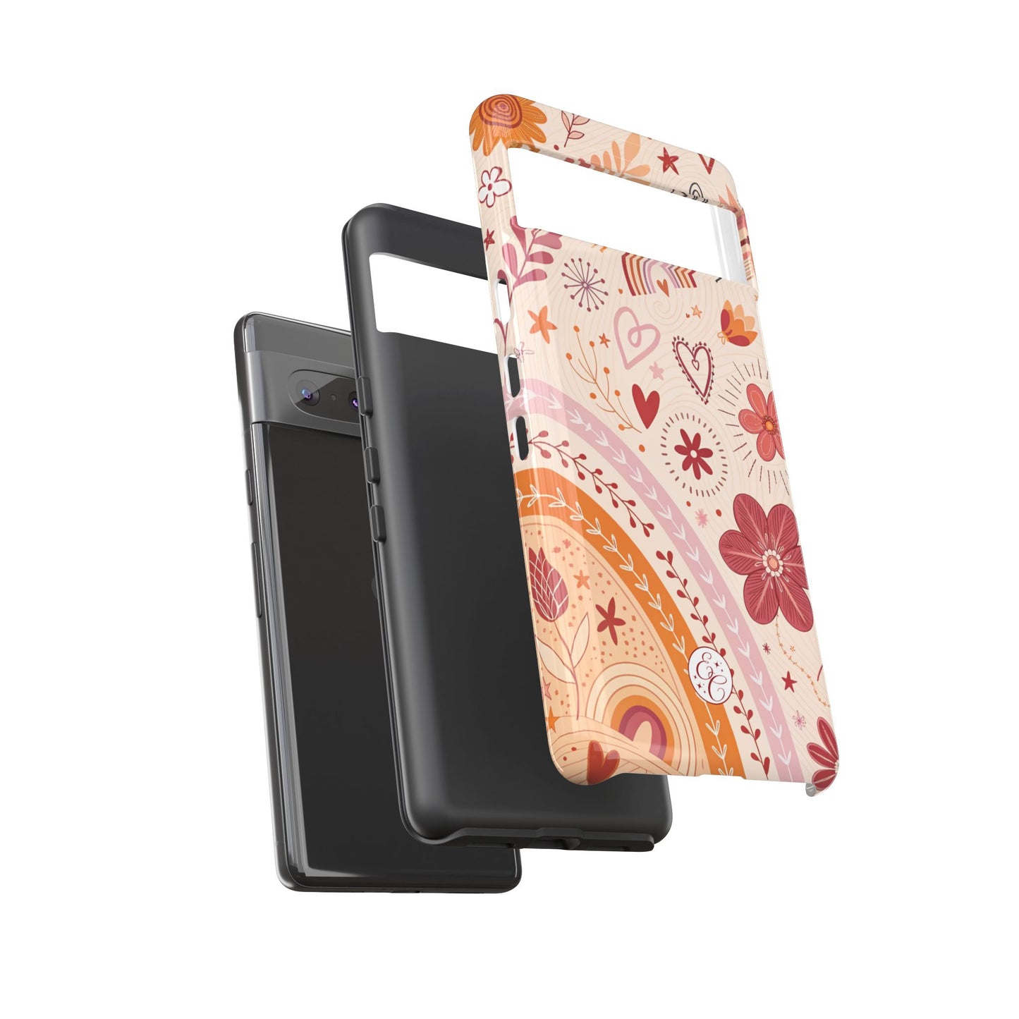 Lesbian Boho Doodle Tough Phone Case