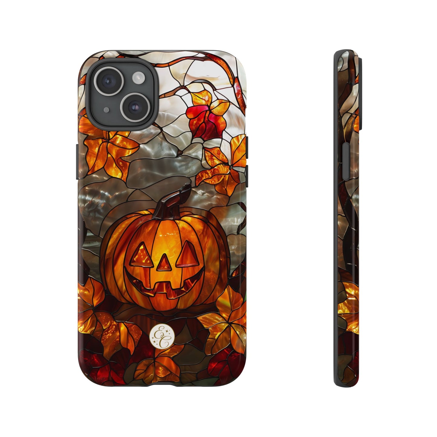 Stained Glass Pumpkin Tough Phone Case