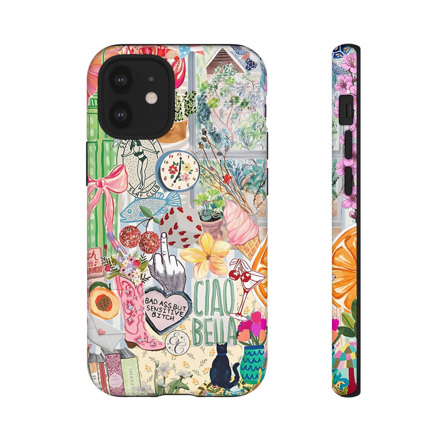 Coquette Art Collage Tough Phone Case